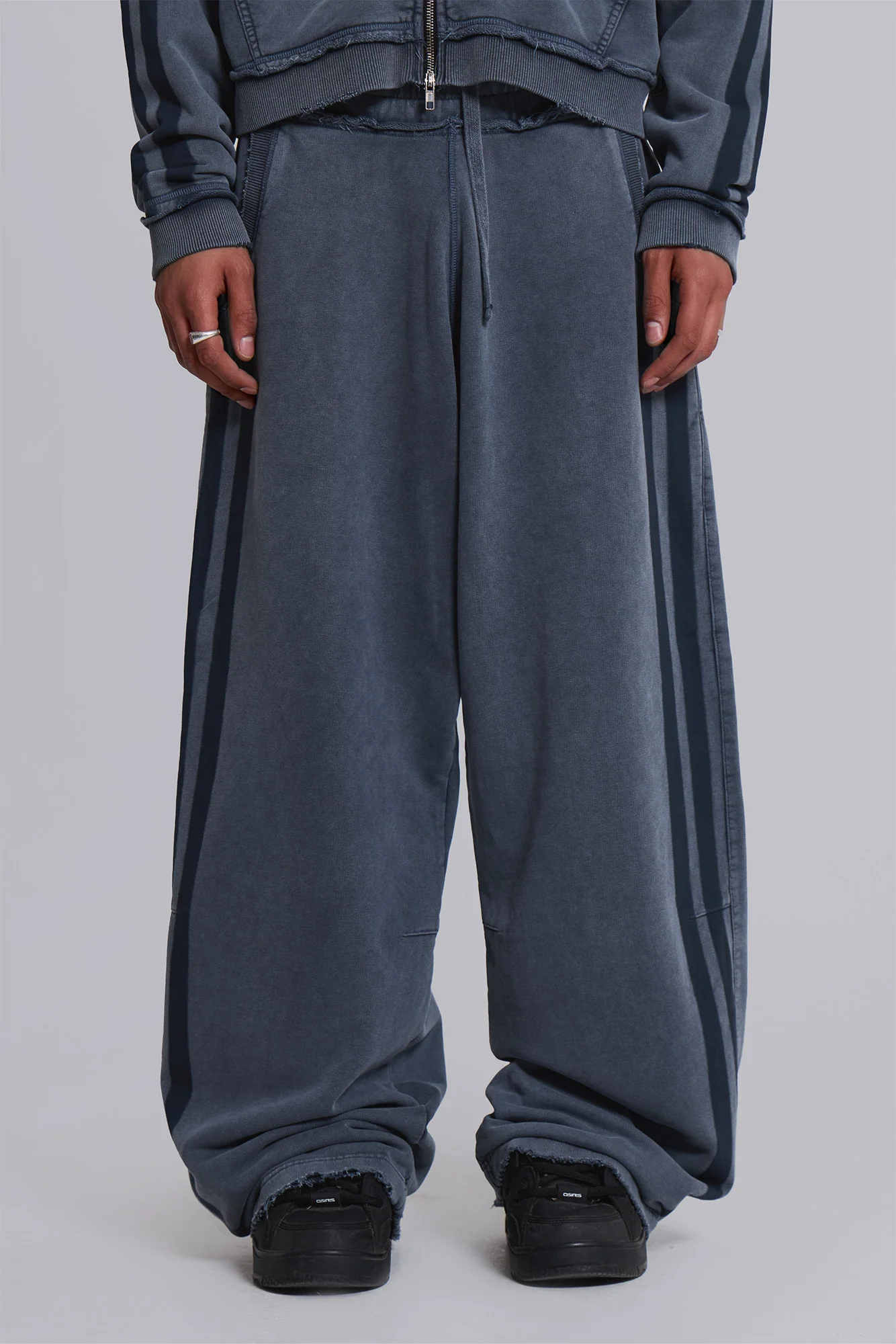 Blue Sporty Baggy Monster Joggers