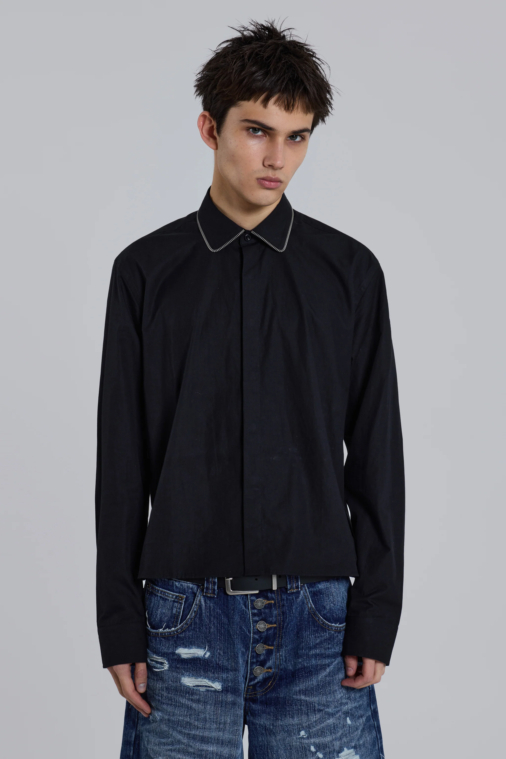 Haute Black Shirt 1 Haute Black Shirt