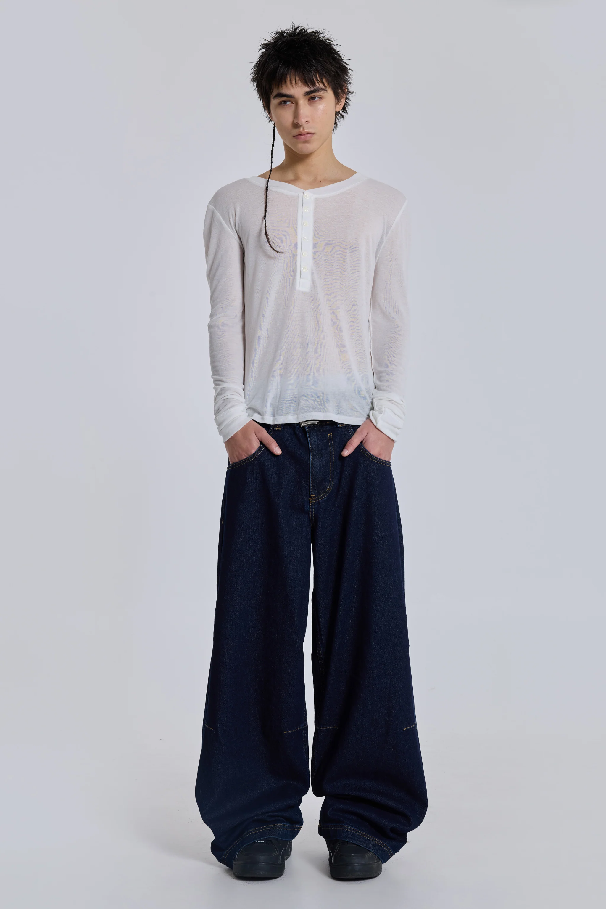 Indigo Low Rise Colossus Baggy Jeans 2 Indigo Low Rise Colossus Baggy Jeans