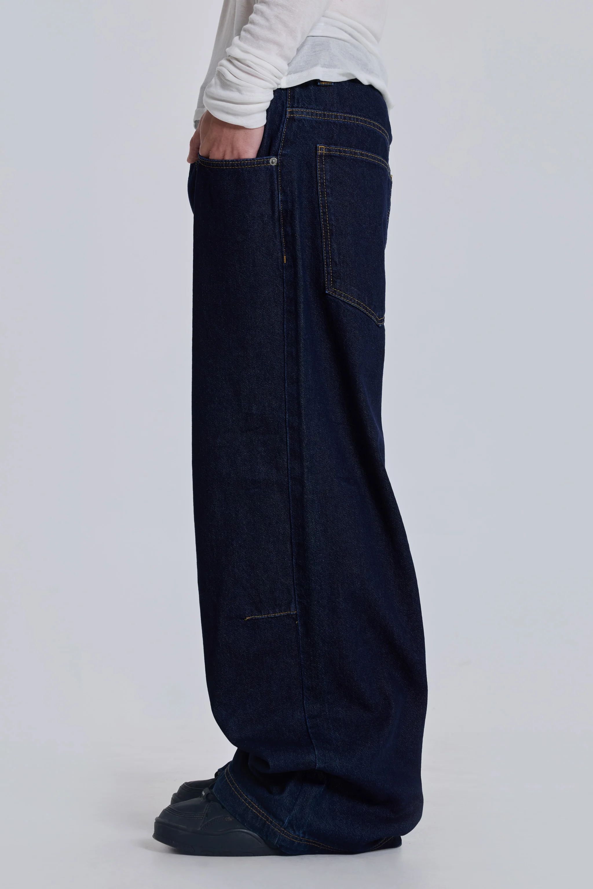 Indigo Low Rise Colossus Baggy Jeans 4 Indigo Low Rise Colossus Baggy Jeans