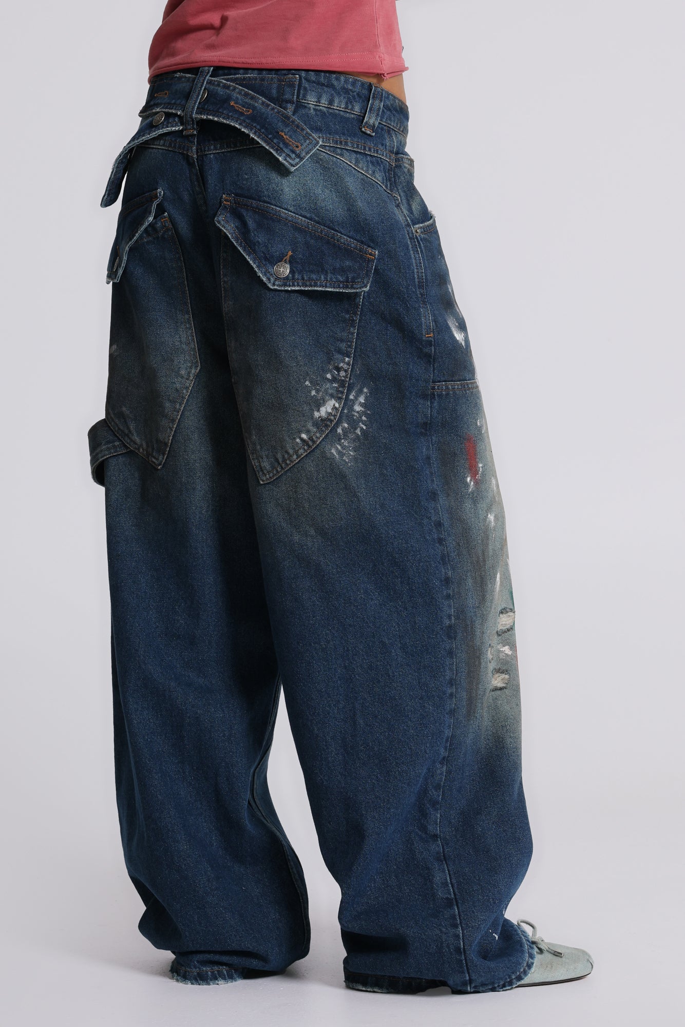 Splatter Cinch Carpenter Jeans 3 Splatter Cinch Carpenter Jeans