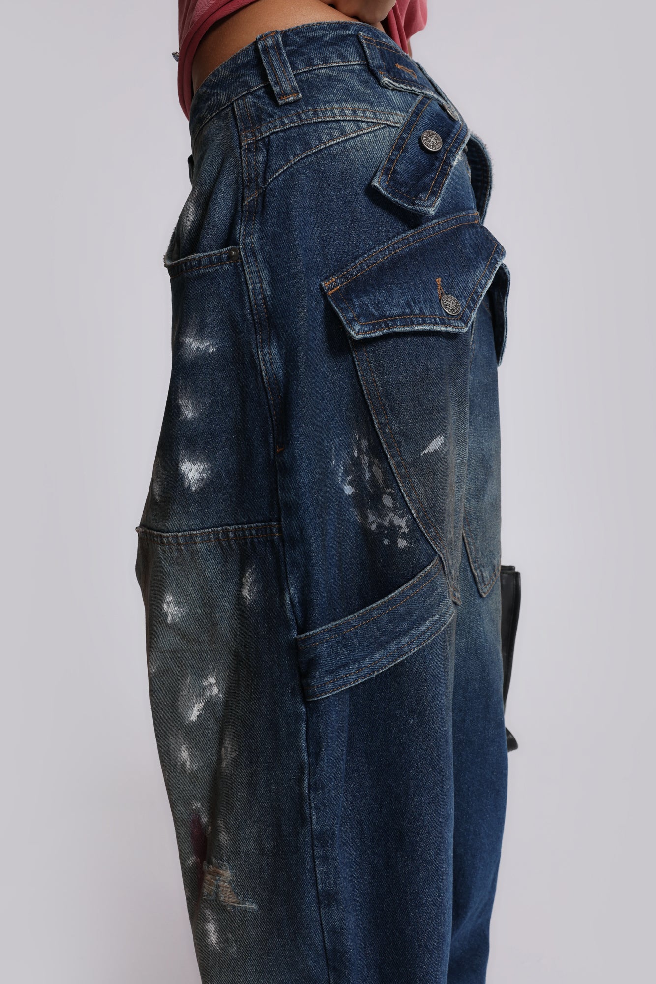 Splatter Cinch Carpenter Jeans 5 Splatter Cinch Carpenter Jeans