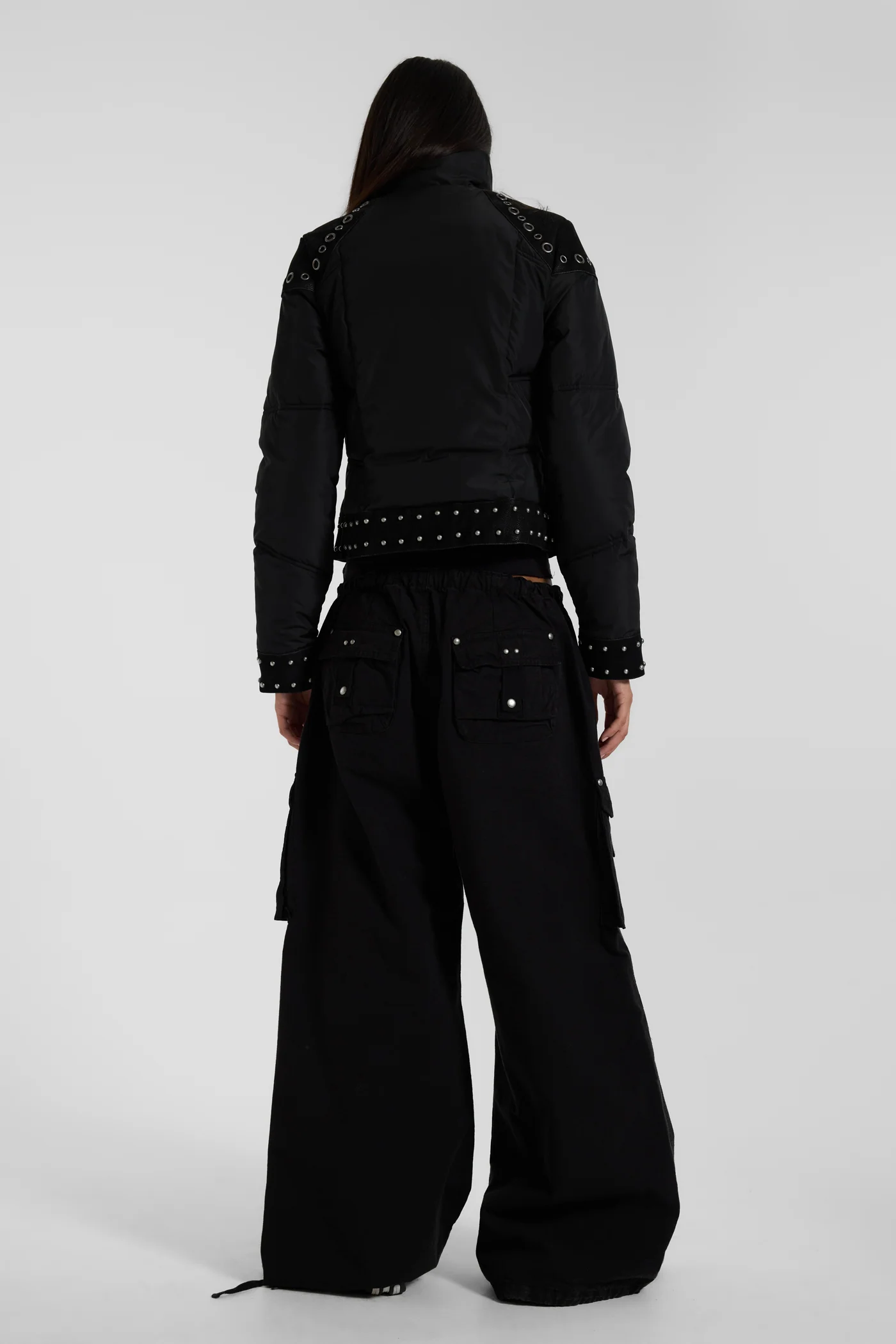 Stormie Studded Fitted Puffer Jacket 4 Stormie Studded Fitted Puffer Jacket