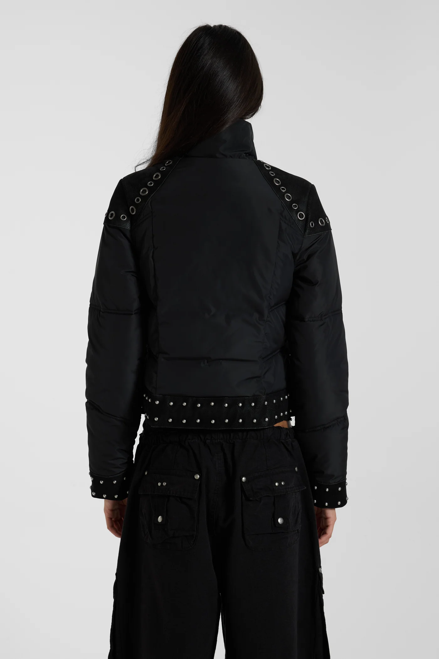 Stormie Studded Fitted Puffer Jacket 6 Stormie Studded Fitted Puffer Jacket