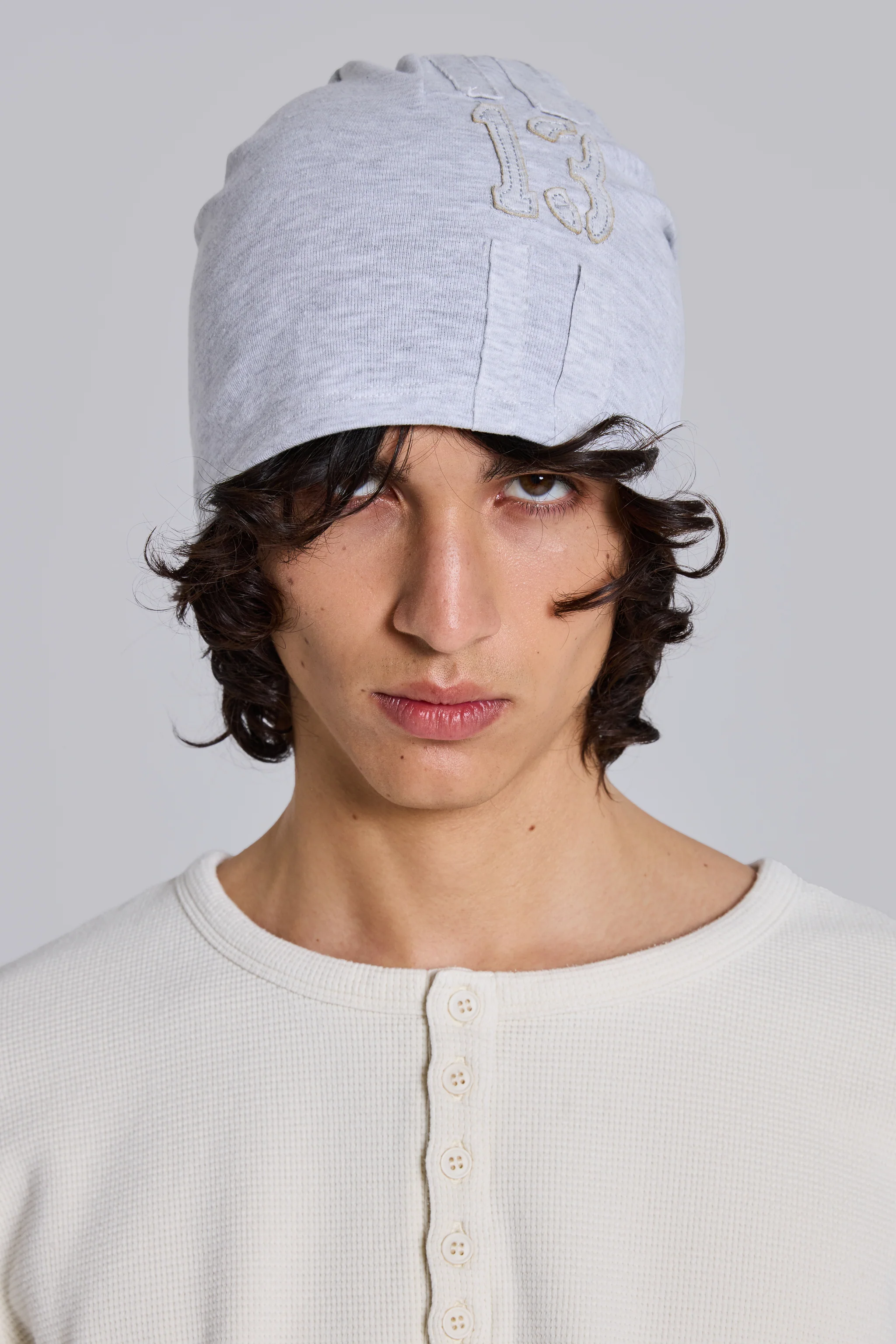 League Grey Marl Beanie
