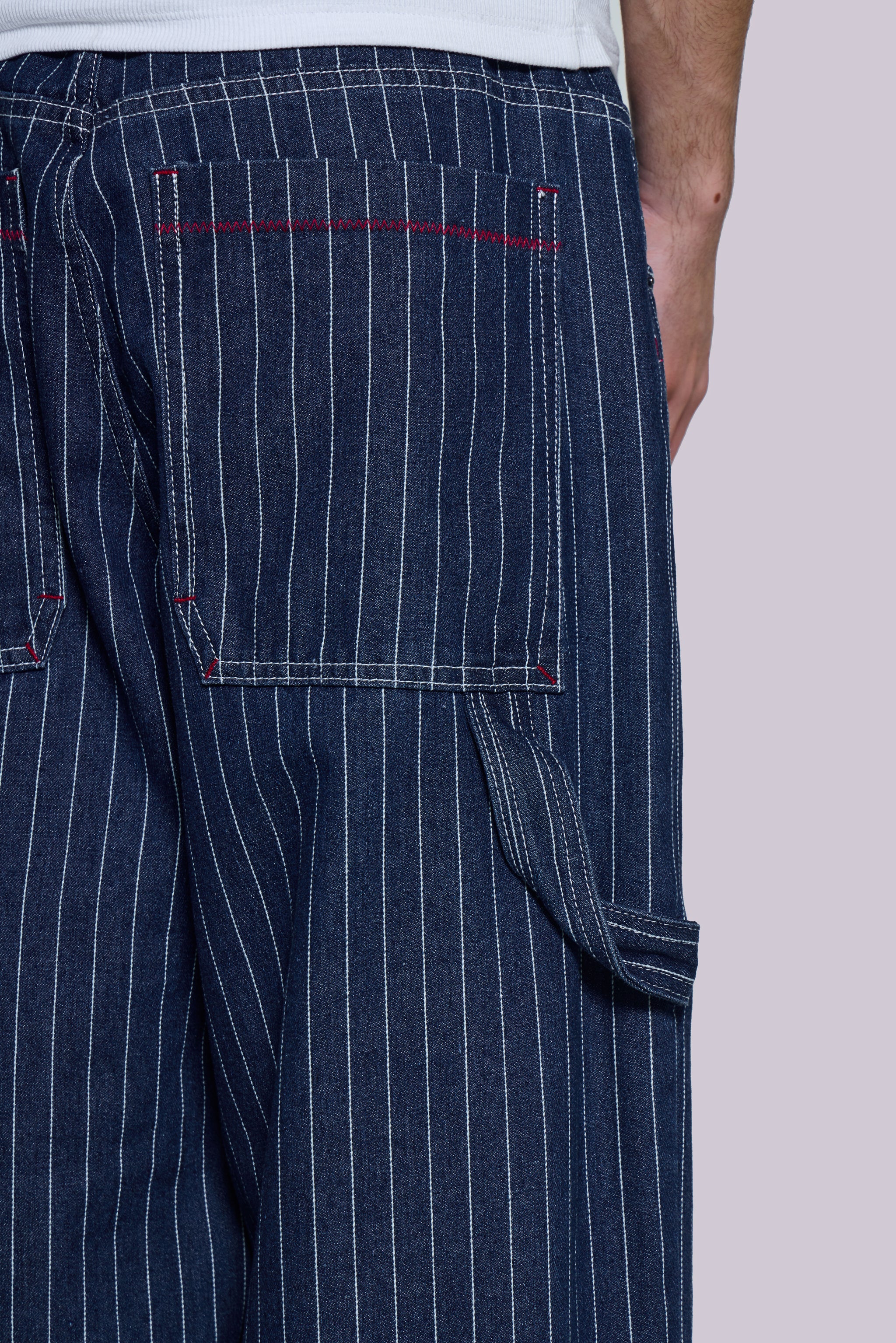 Navy Ollie Pinstripe XL Colossus Jeans 5 Navy Ollie Pinstripe XL Colossus Jeans