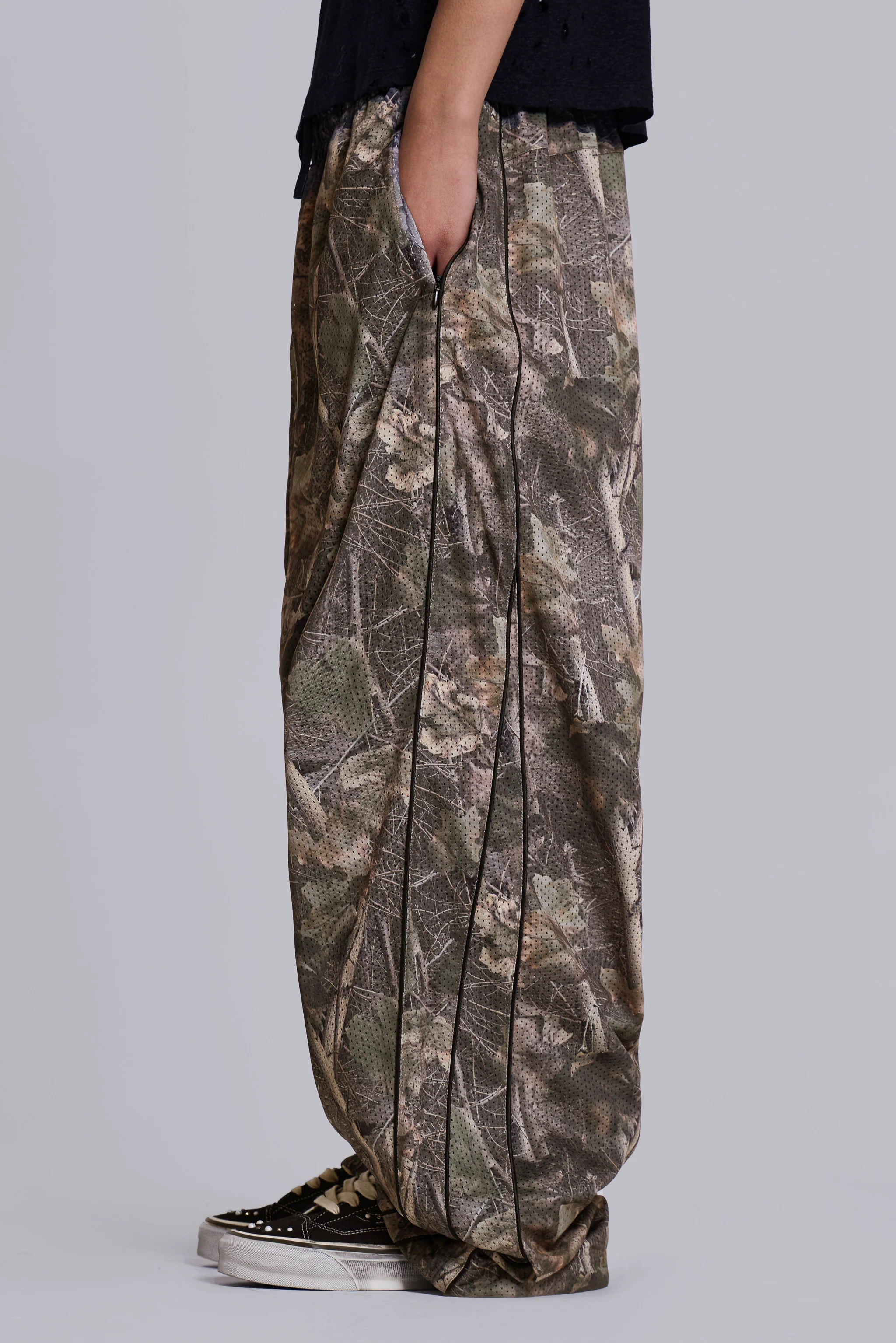 Forest Camo Mesh Vapor Tracksuit Bottoms