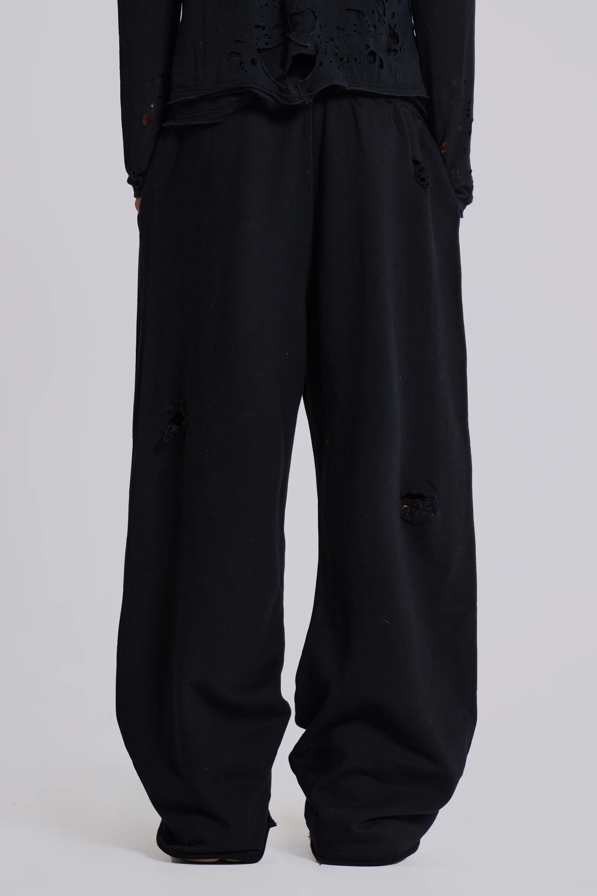Distressed Black Baggy Monster Joggers 10 Distressed Black Baggy Monster Joggers
