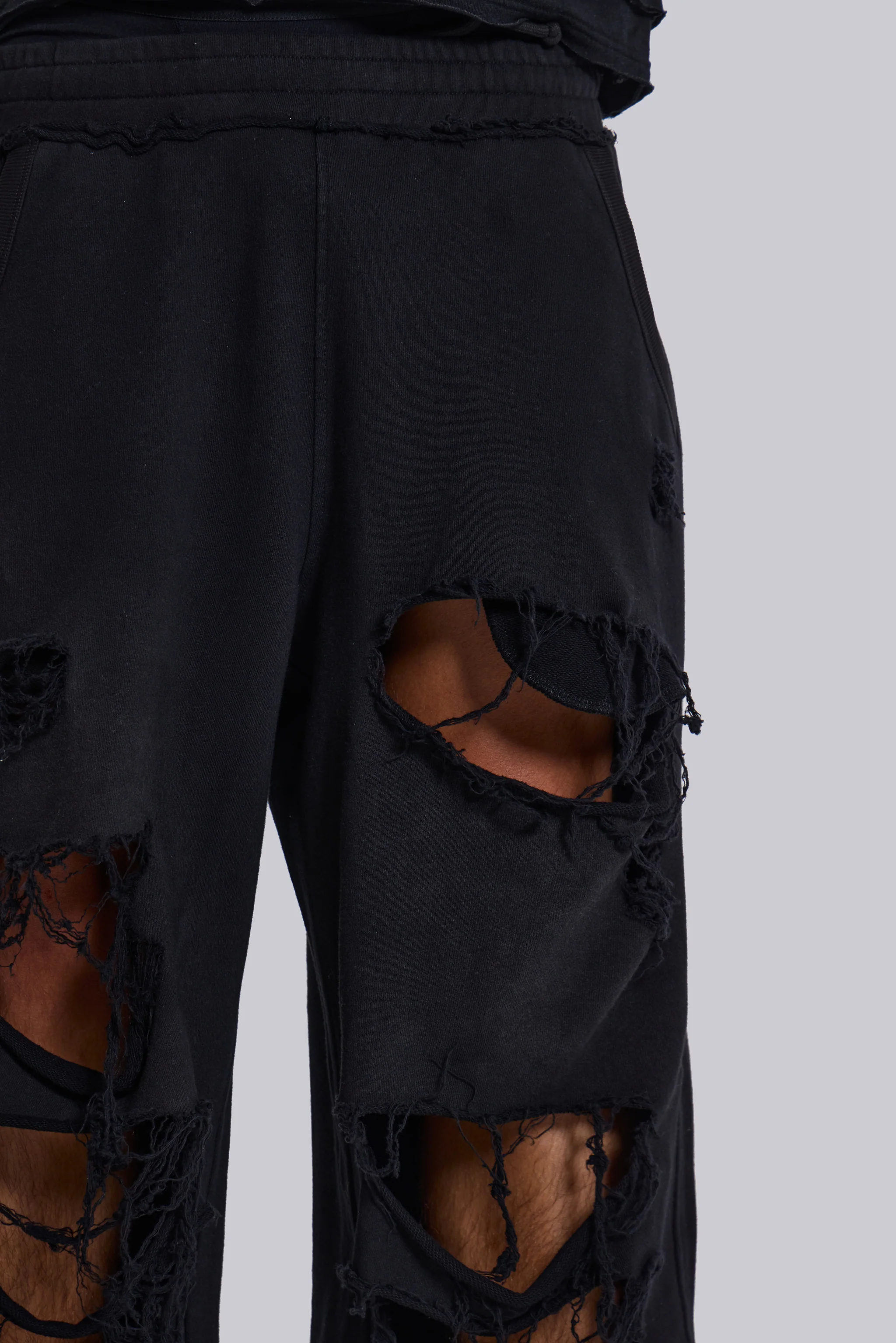 Distressed Black Baggy Monster Joggers 11 Distressed Black Baggy Monster Joggers