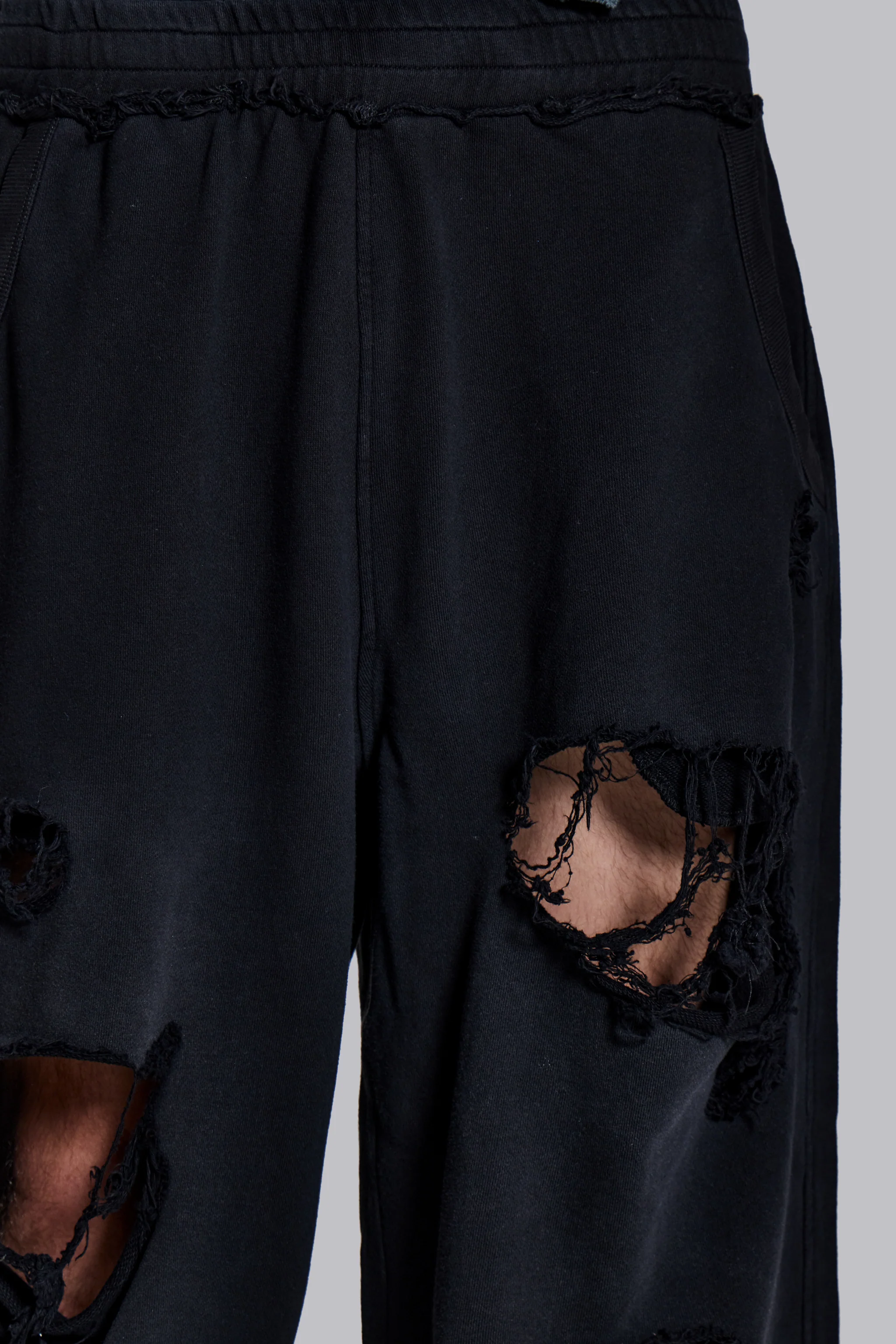 Distressed Black Baggy Monster Joggers 4 Distressed Black Baggy Monster Joggers