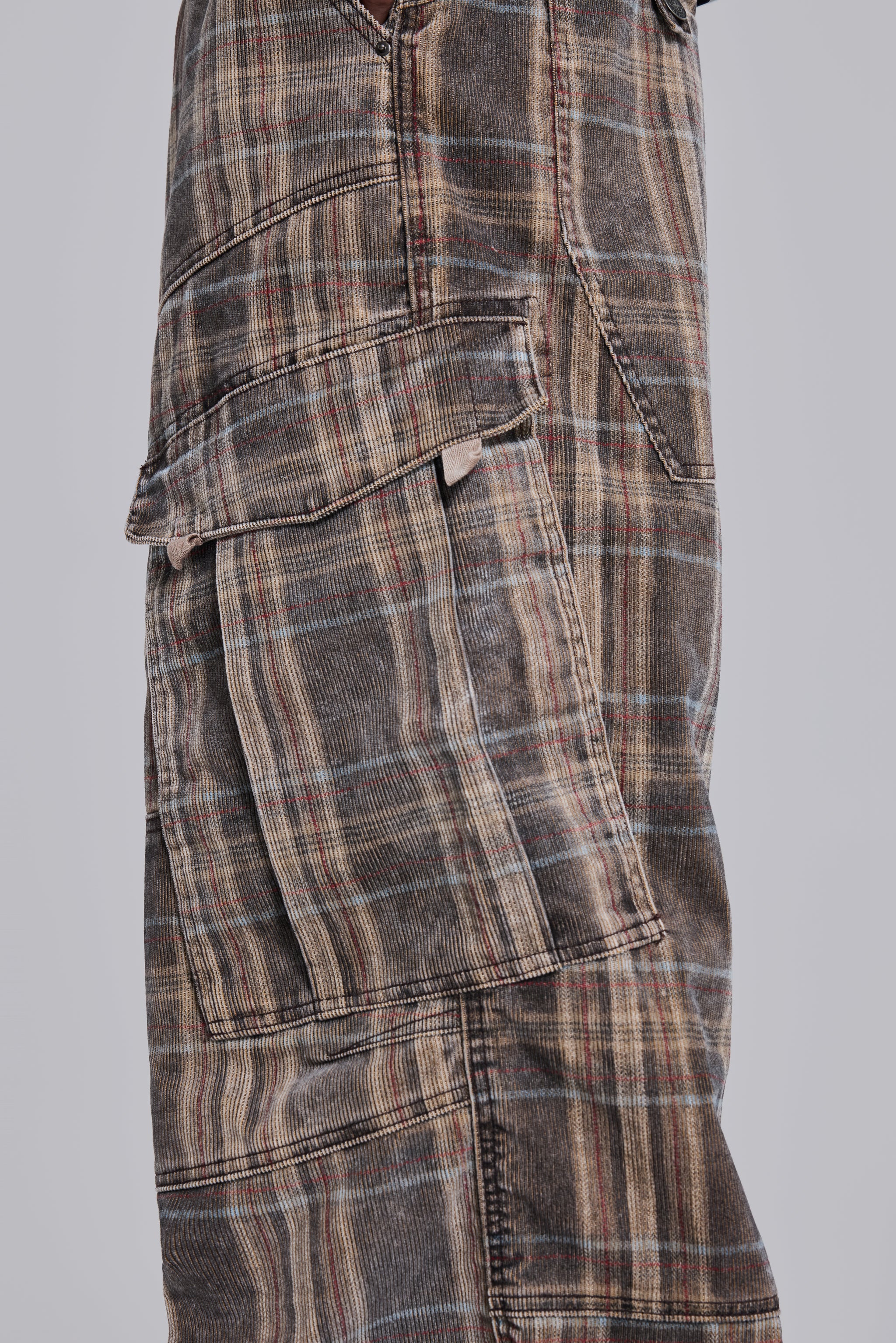 Brown Check Cadet Cargos 4 Brown Check Cadet Cargos