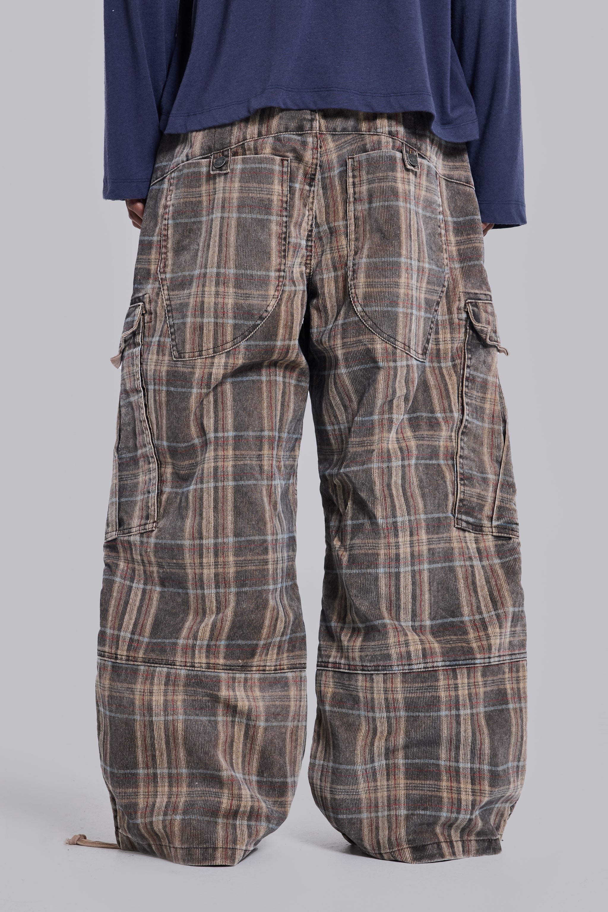 Brown Check Cadet Cargos 5 Brown Check Cadet Cargos