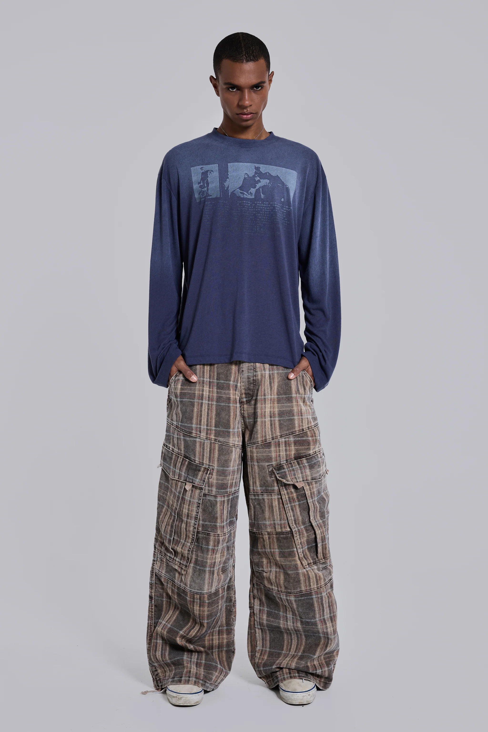 Brown Check Cadet Cargos 6 Brown Check Cadet Cargos