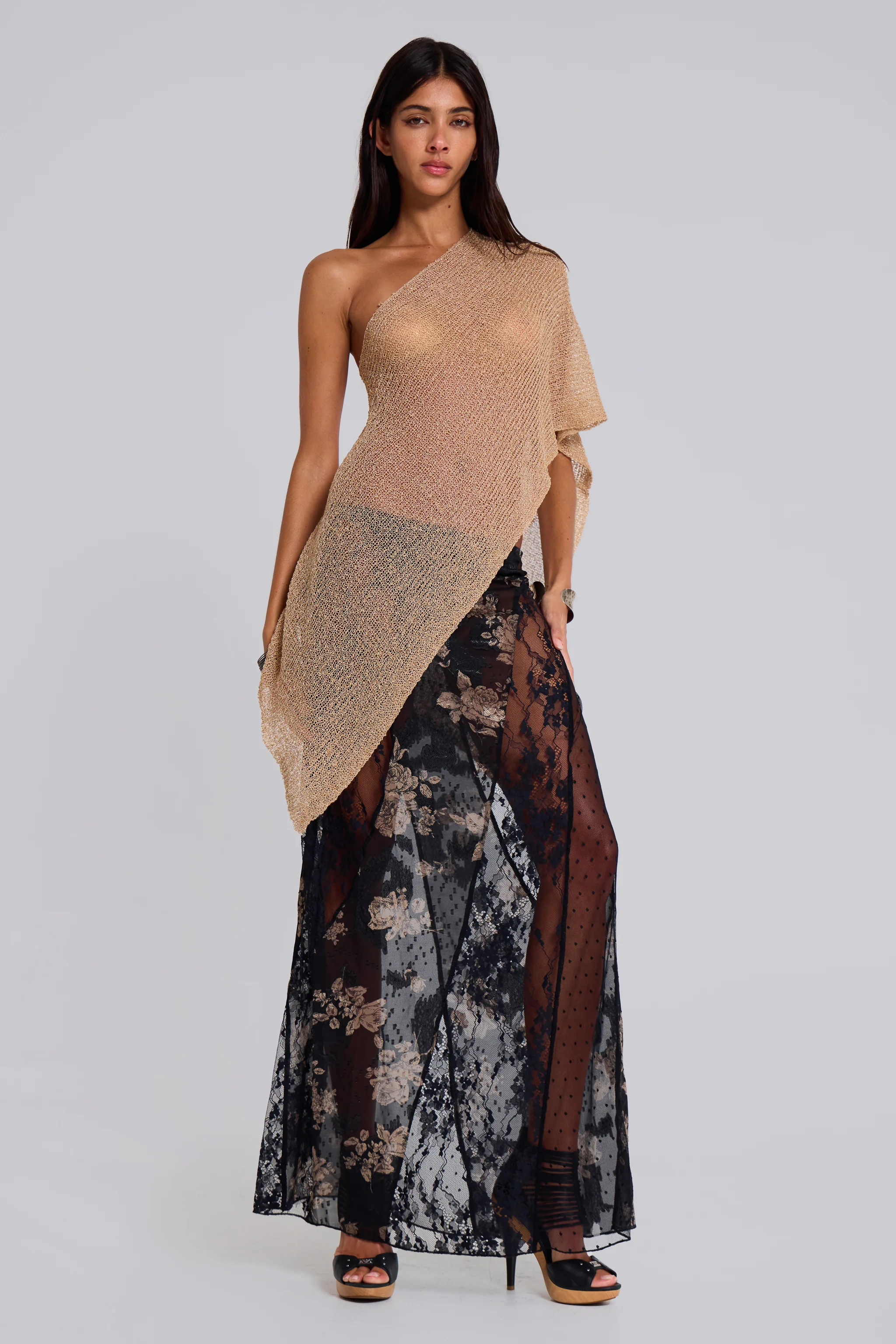 Infinity Multiway Knit Cape in Sand 13 Infinity Multiway Knit Cape in Sand
