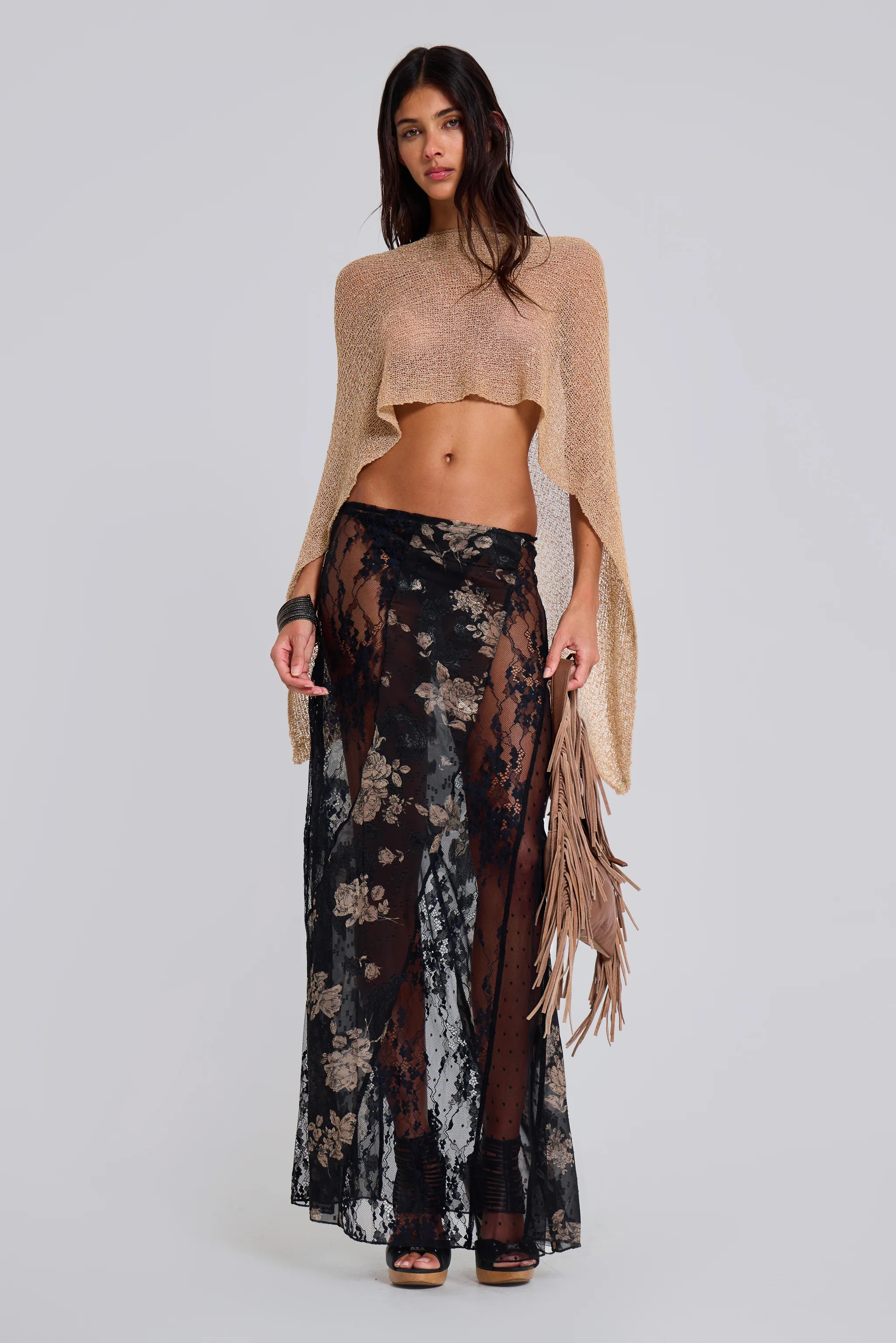 Infinity Multiway Knit Cape in Sand 14 Infinity Multiway Knit Cape in Sand