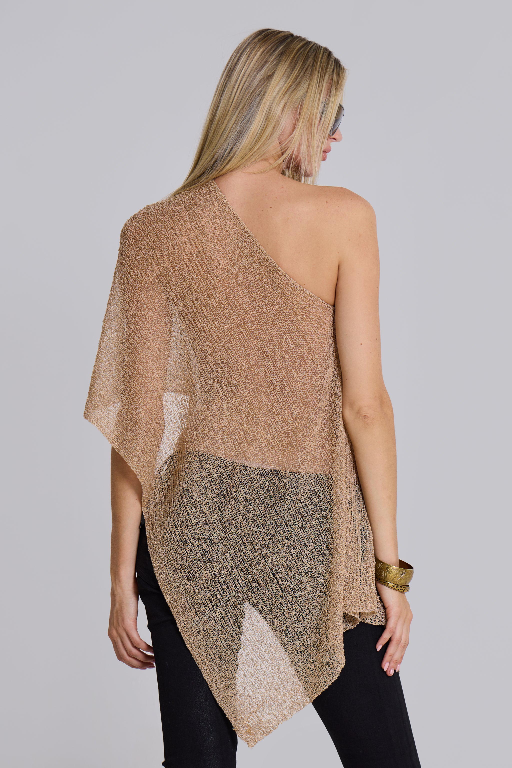 Infinity Multiway Knit Cape in Sand 3 Infinity Multiway Knit Cape in Sand