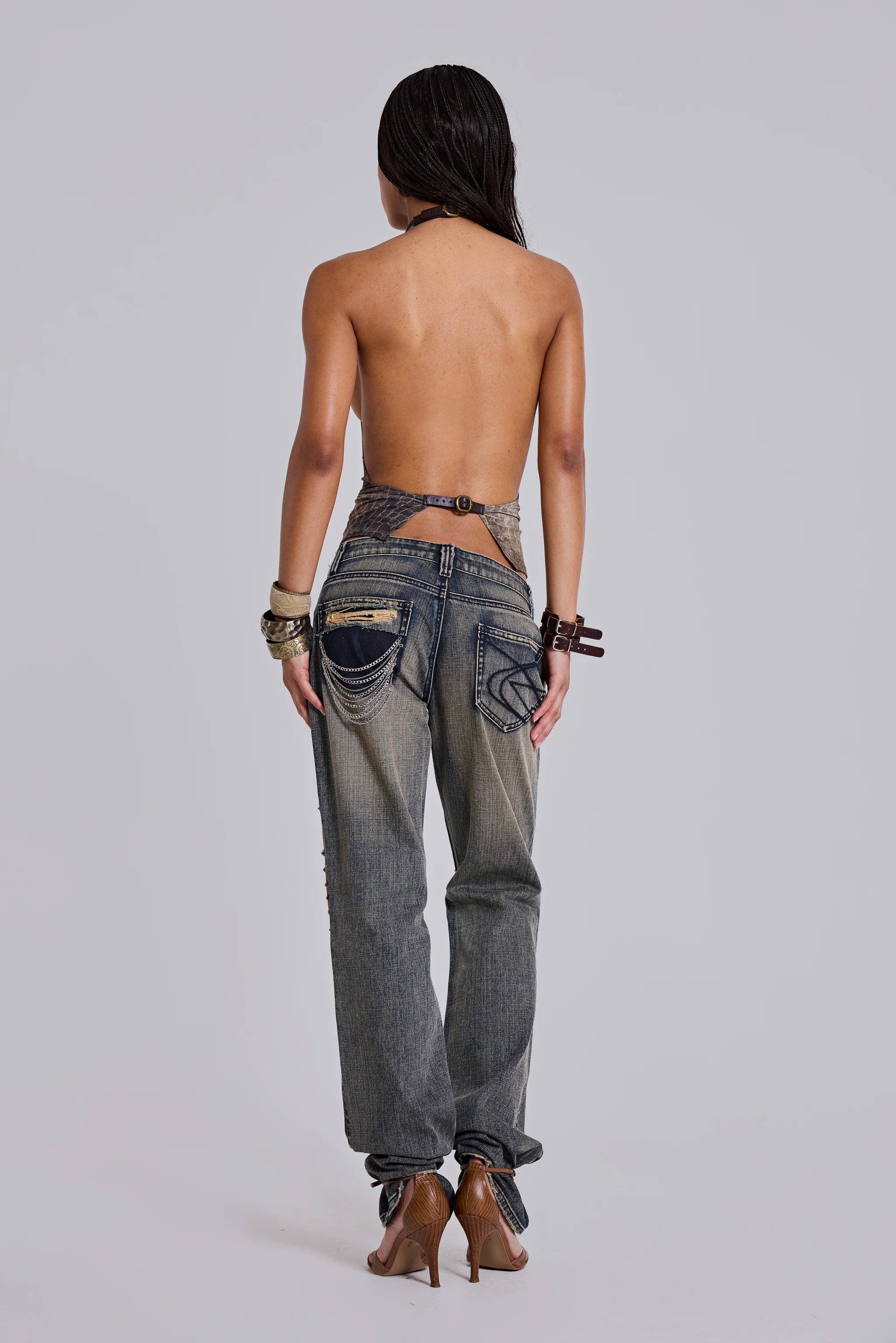 Solna Chain Low Rise Bootcut Jeans 6 Solna Chain Low Rise Bootcut Jeans