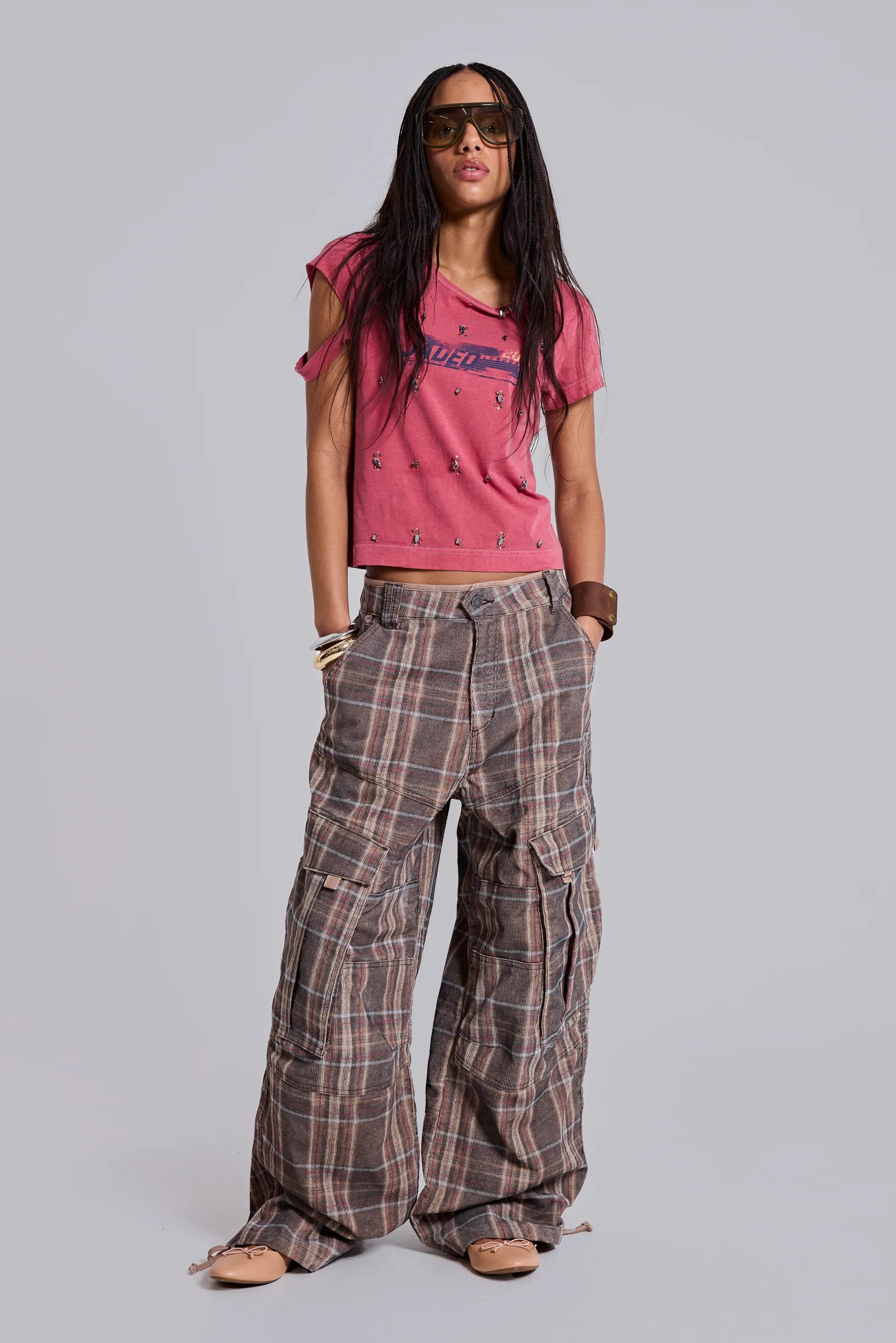 Brown Check Cadet Cargos 1 Brown Check Cadet Cargos