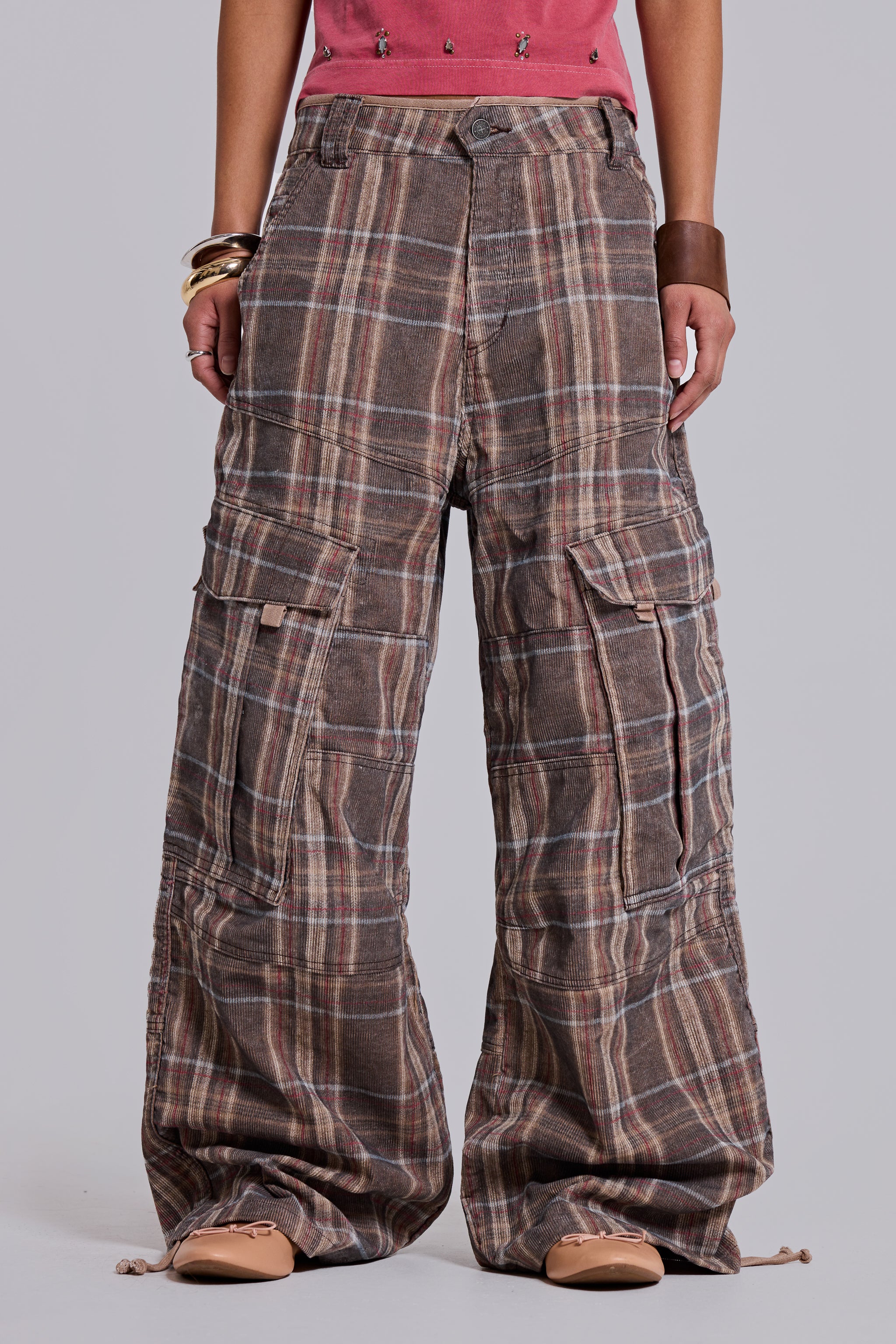 Brown Check Cadet Cargos 2 Brown Check Cadet Cargos