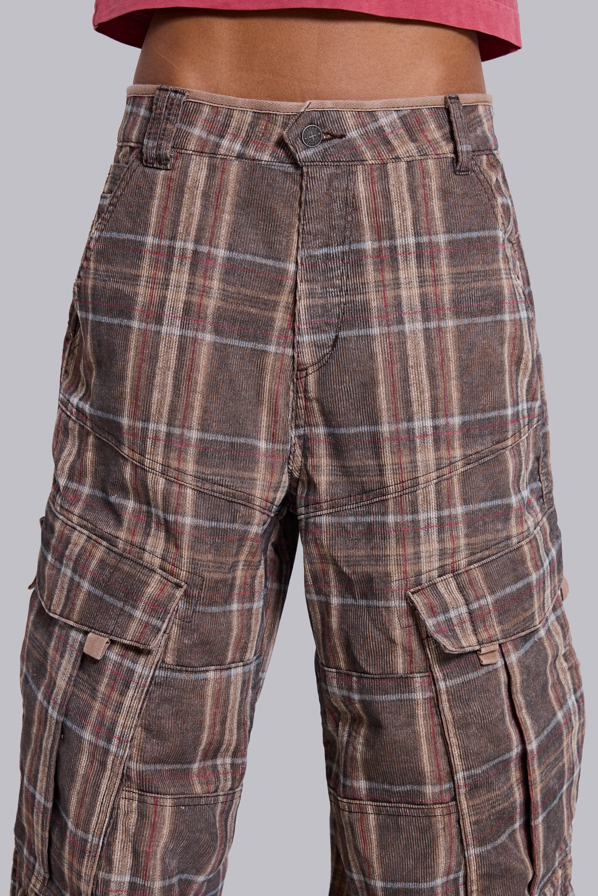 Brown Check Cadet Cargos 3 Brown Check Cadet Cargos
