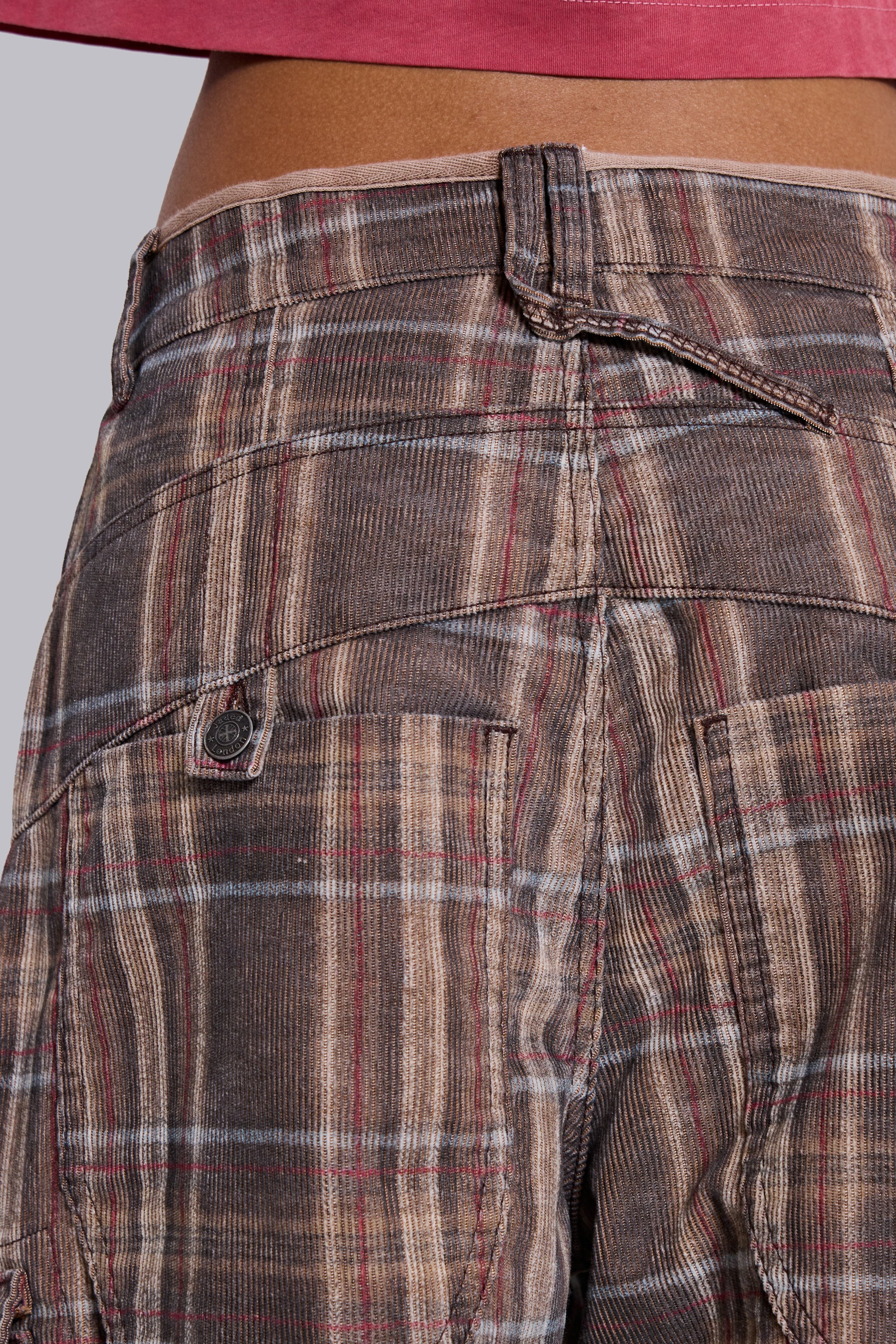 Brown Check Cadet Cargos 4 Brown Check Cadet Cargos