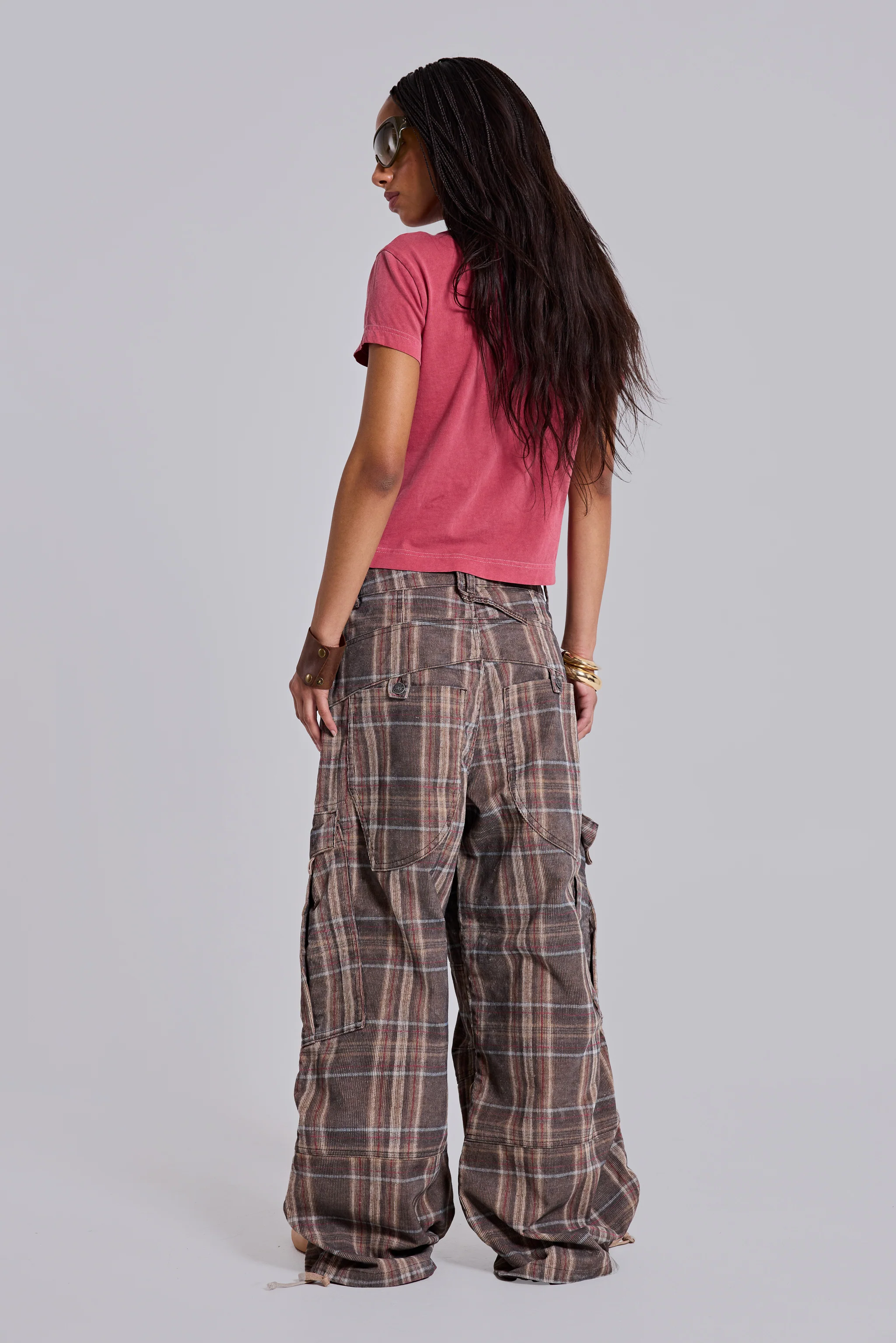 Brown Check Cadet Cargos 5 Brown Check Cadet Cargos