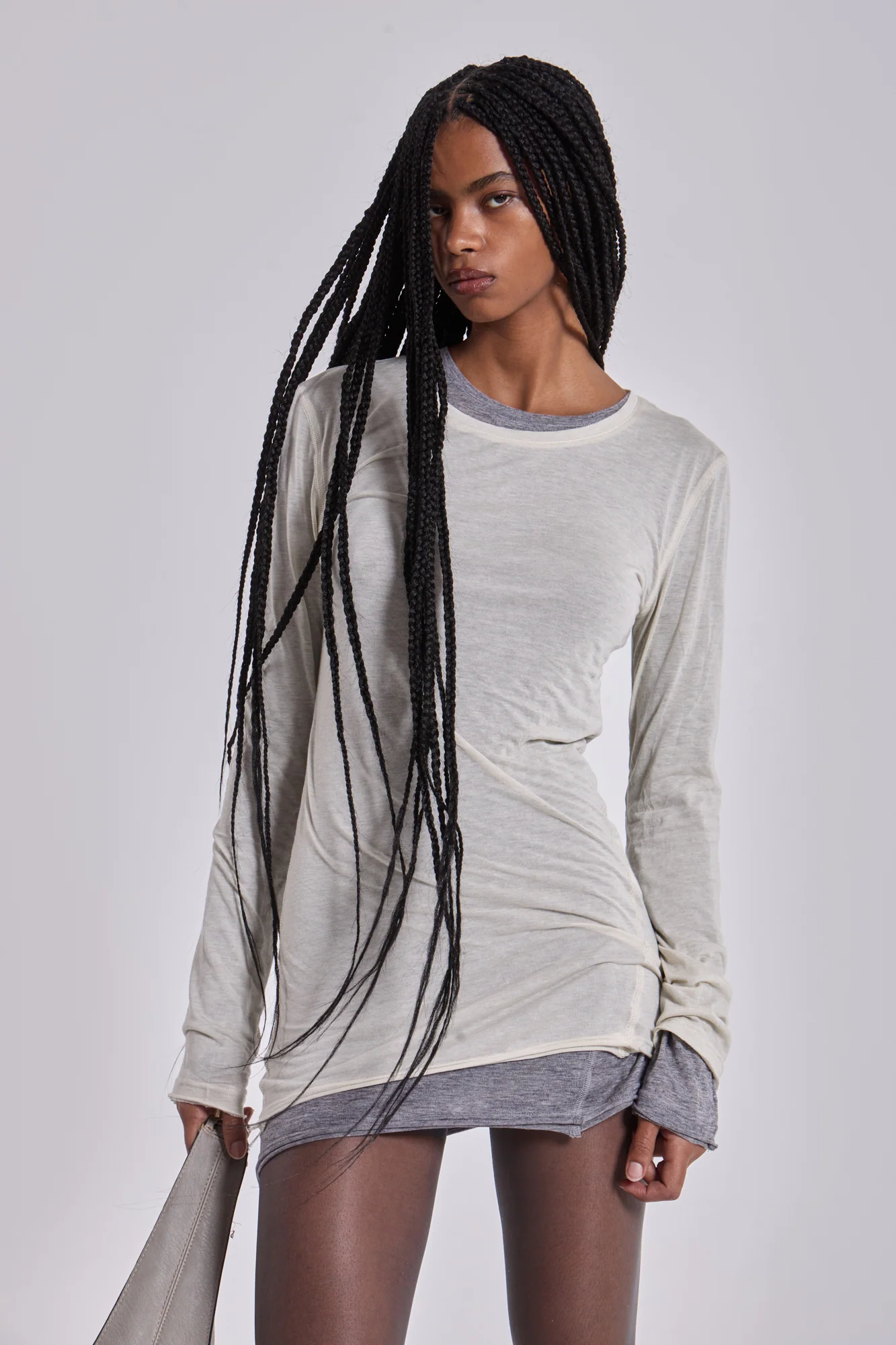 Oatmeal Mist Mini Dress 4 Oatmeal Mist Mini Dress