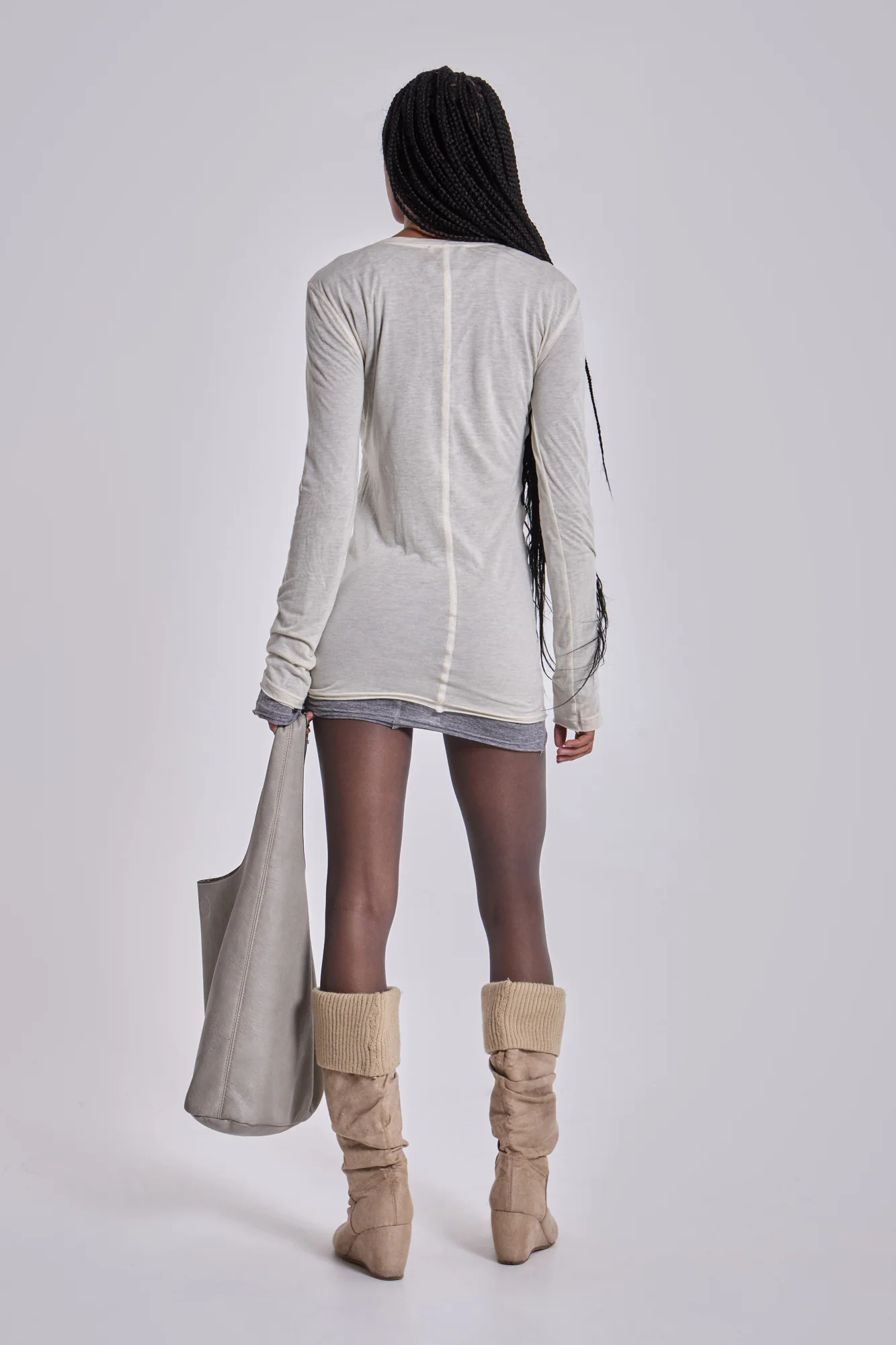 Oatmeal Mist Mini Dress 5 Oatmeal Mist Mini Dress