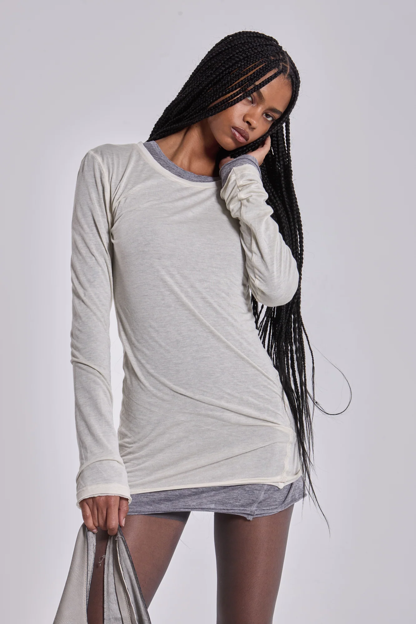 Oatmeal Mist Mini Dress 6 Oatmeal Mist Mini Dress