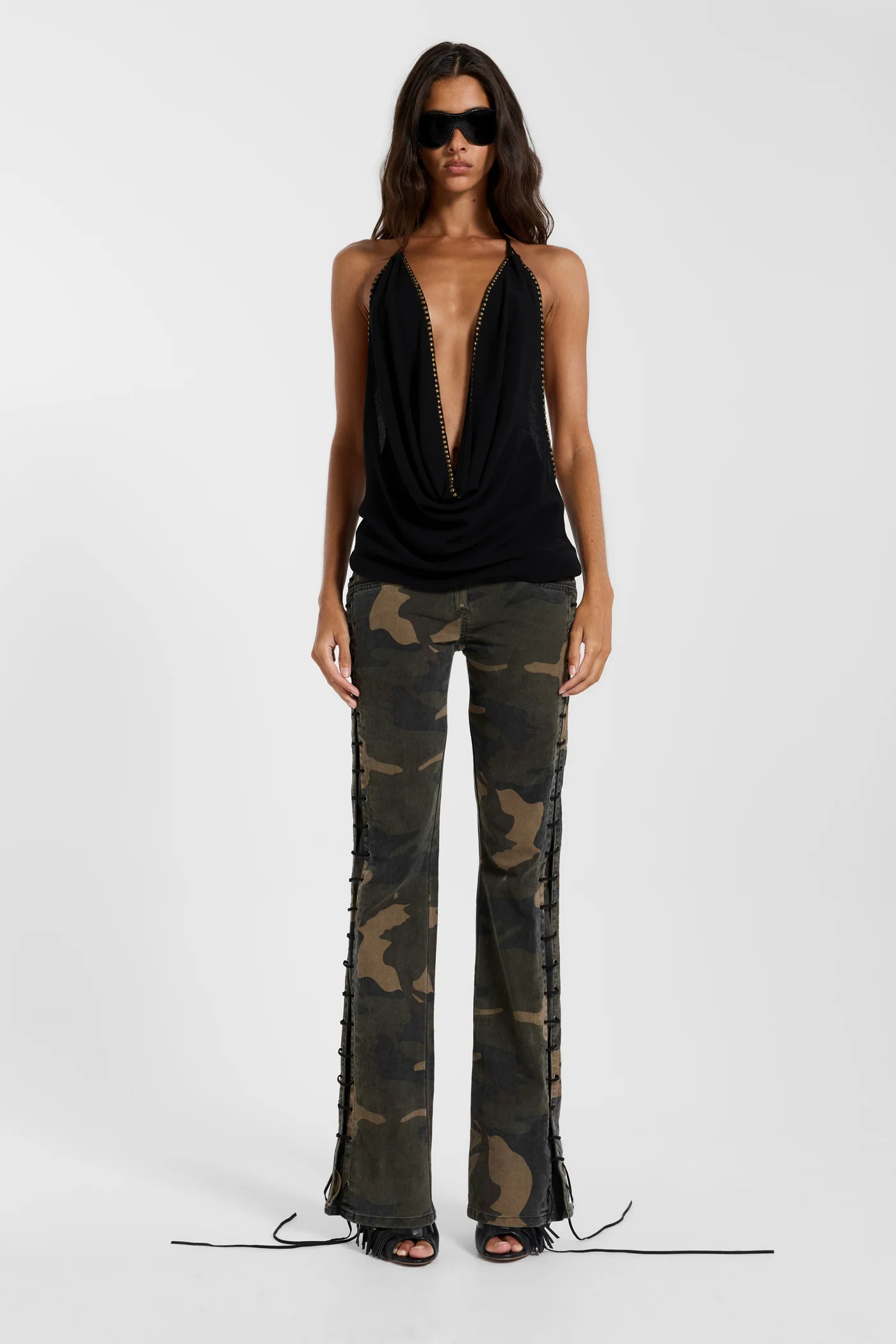 Tatiana Backless Studded Top in Black 6 Tatiana Backless Studded Top in Black
