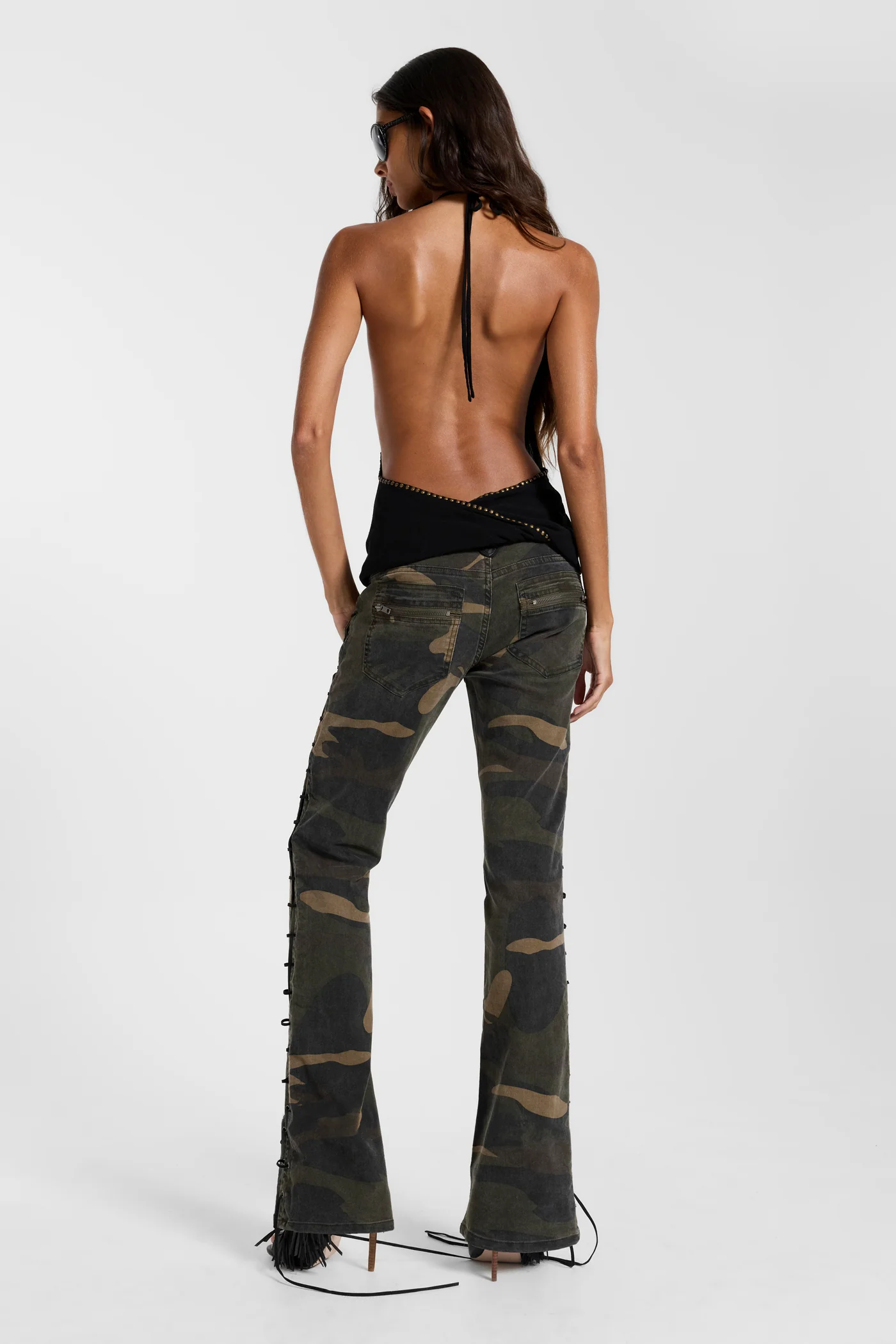 Tatiana Backless Studded Top in Black 7 Tatiana Backless Studded Top in Black