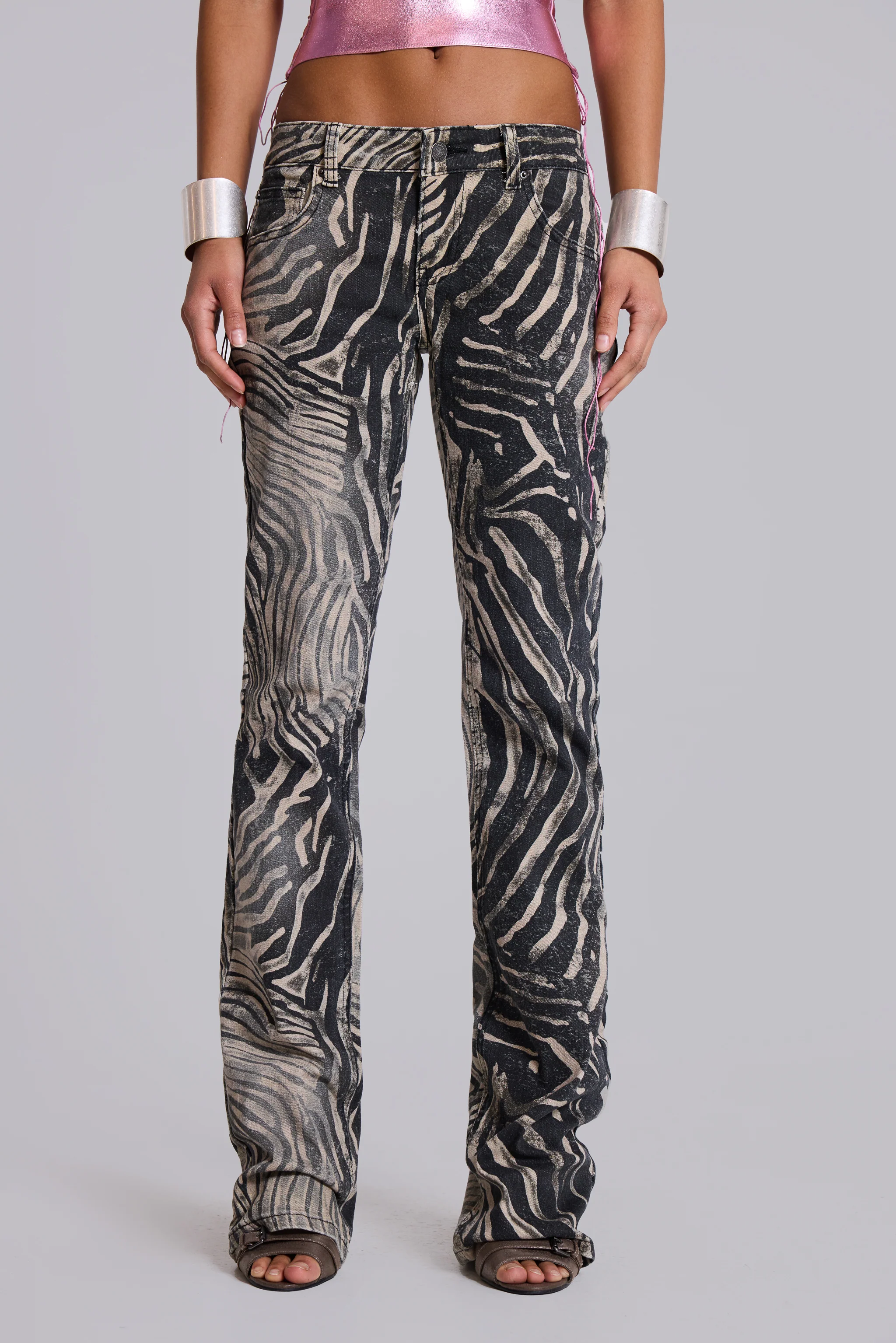 Leona Bootcut Cooper Jeans in Zebra 2 Leona Bootcut Cooper Jeans in Zebra