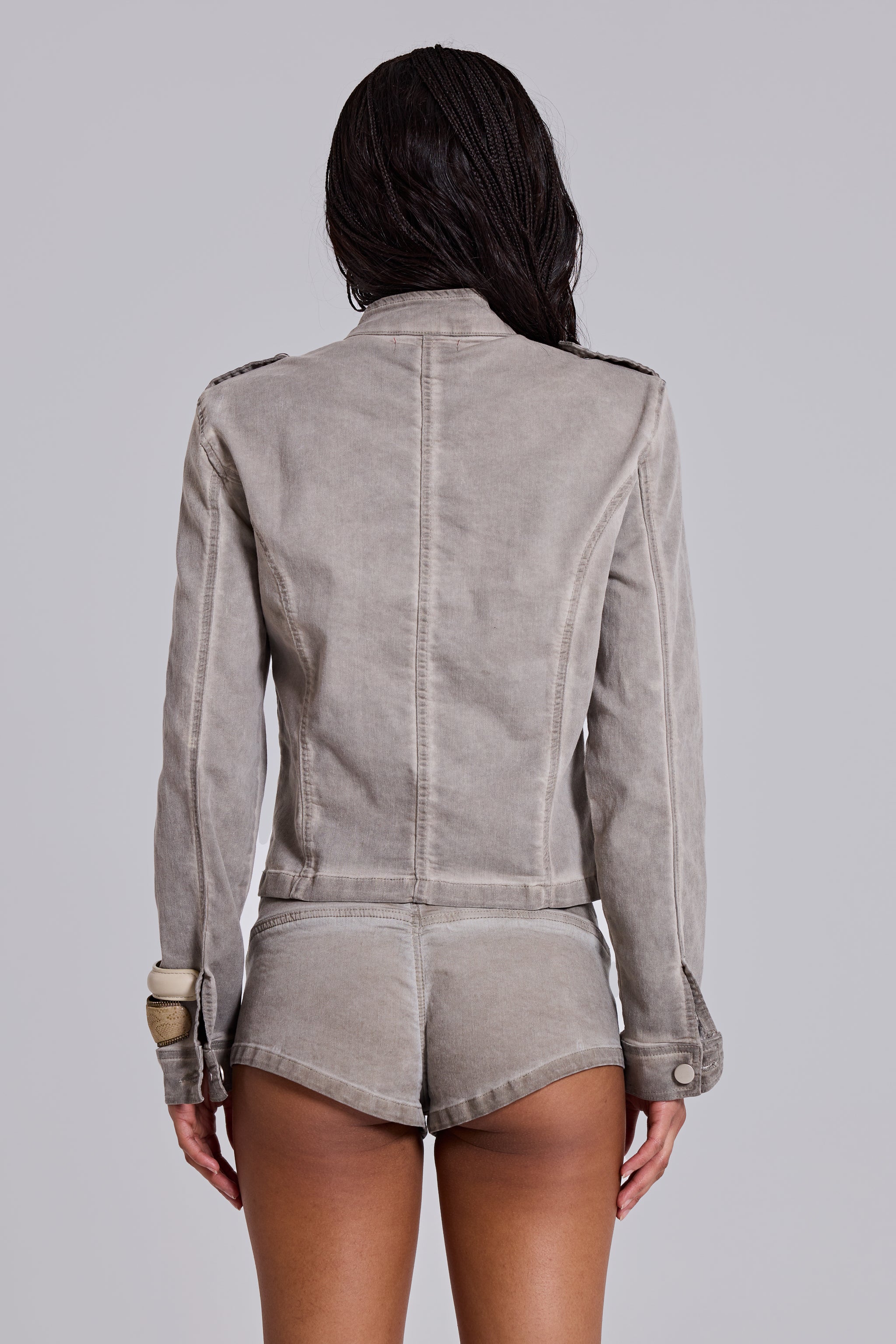 Rebel Military Jacket in Clay 5 Rebel Military Jacket in Clay