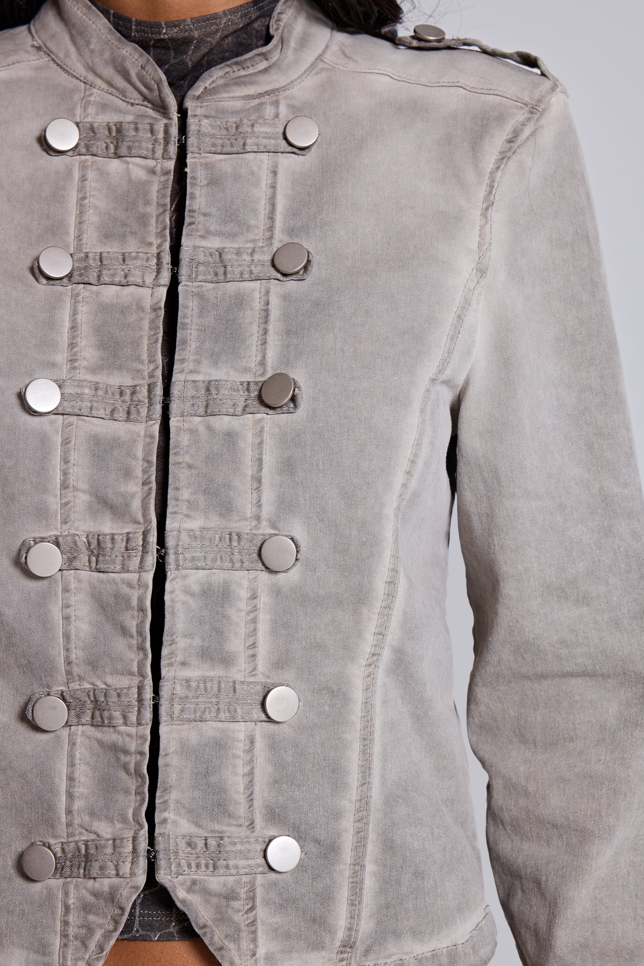 Rebel Military Jacket in Clay 7 Rebel Military Jacket in Clay