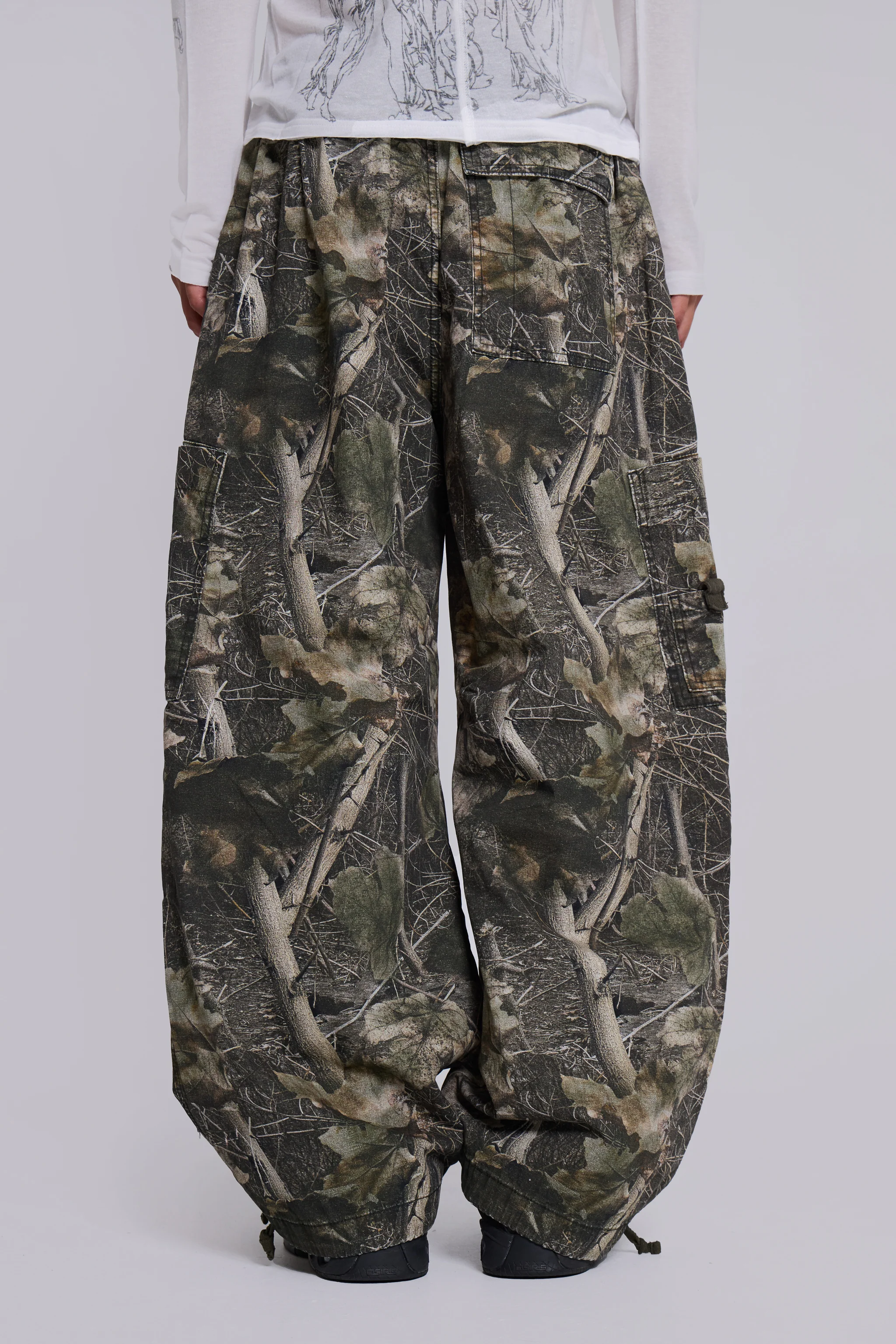 Woodland Camo Parachute Pants 3 Woodland Camo Parachute Pants