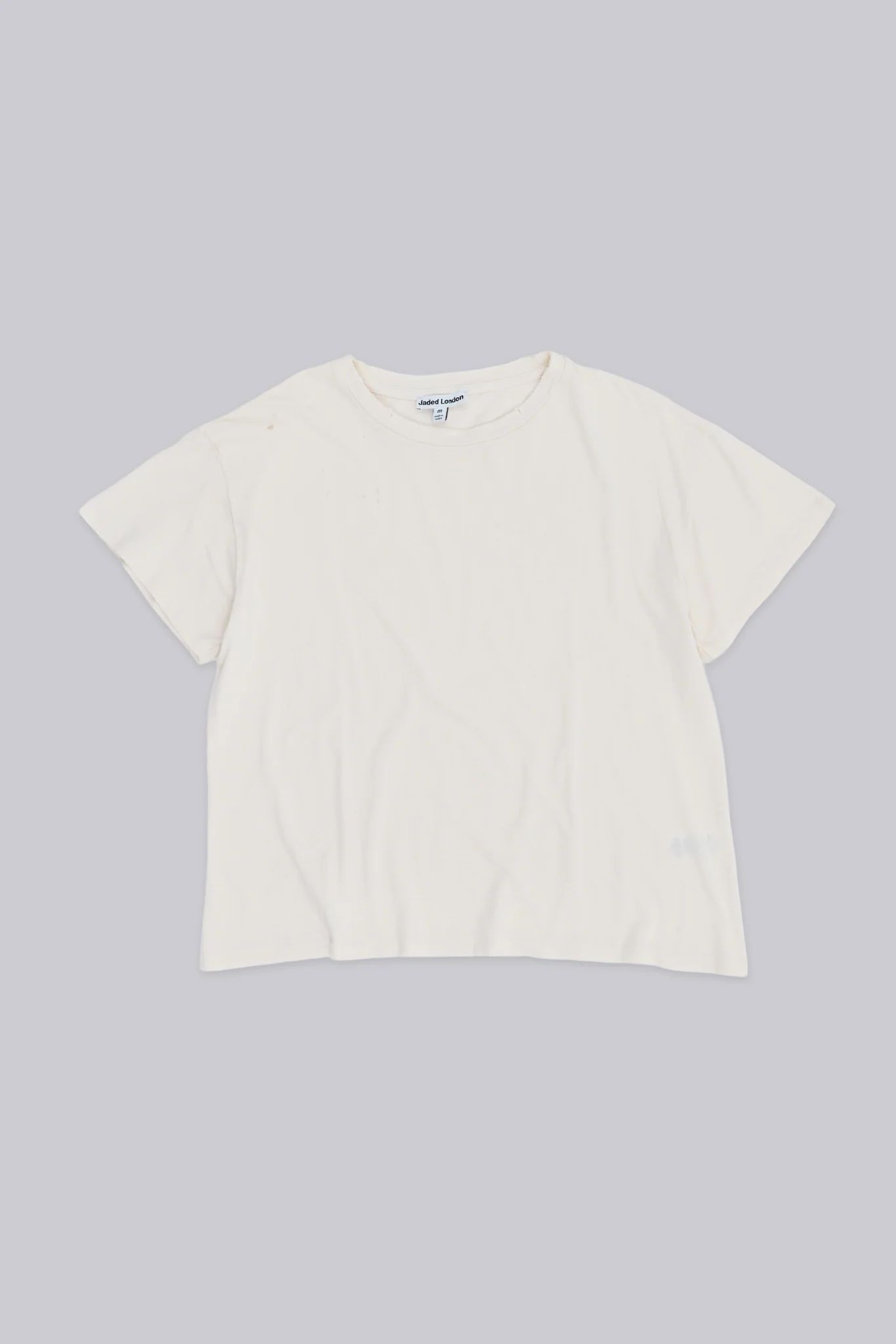 White Moth Cropped T-Shirt 8 White Moth Cropped T-Shirt