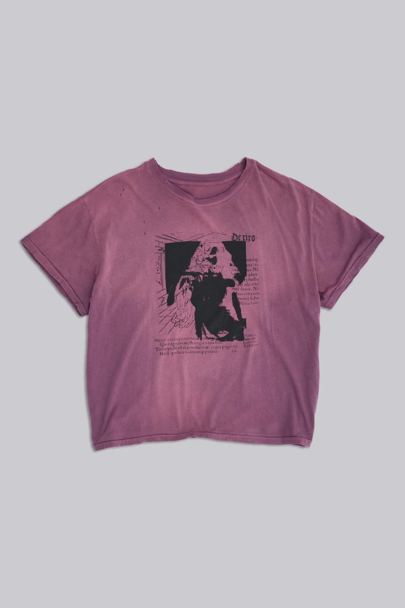 Driro Cropped T-Shirt in Berry