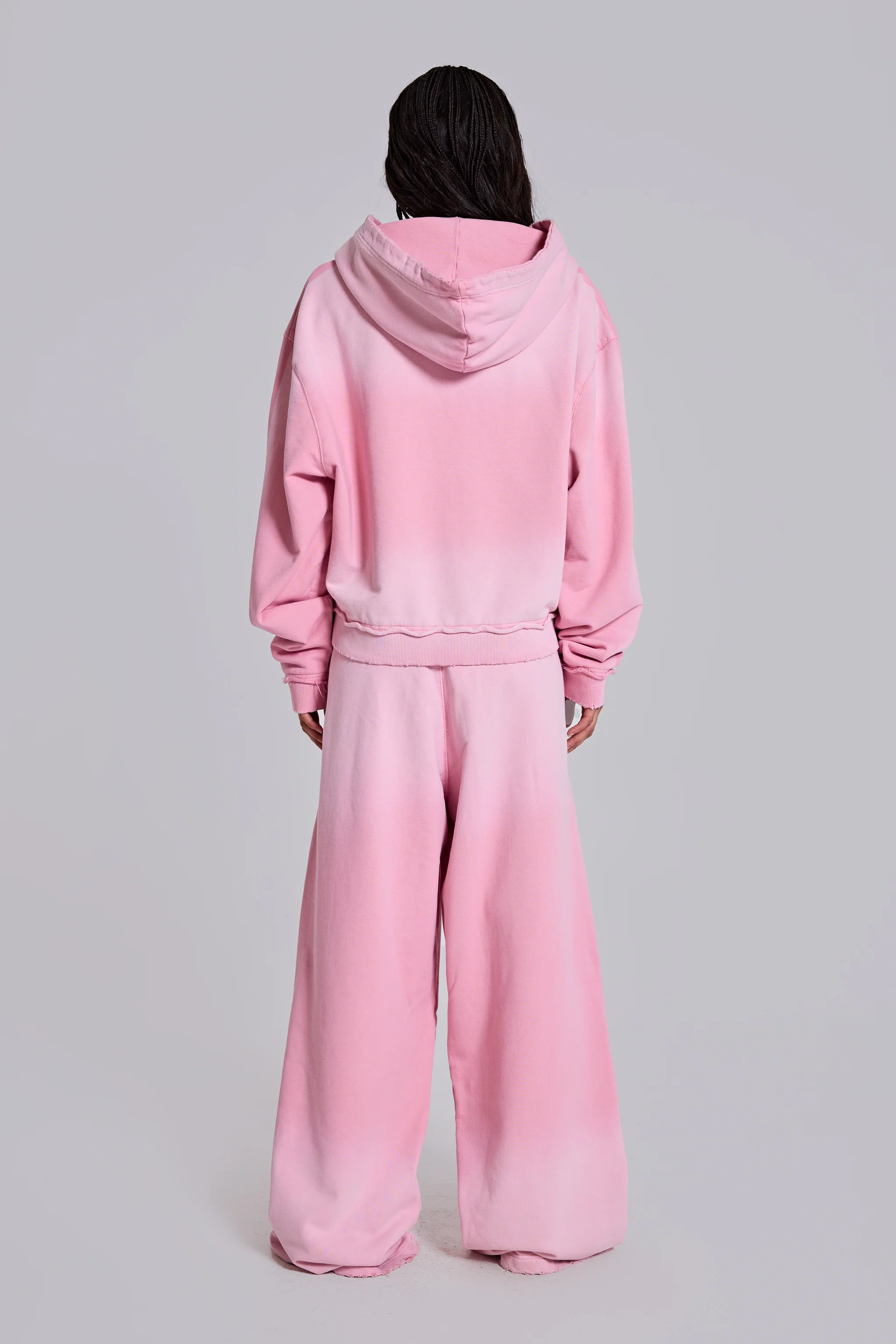Pink Sporty Baggy Monster Hoodie 7 Pink Sporty Baggy Monster Hoodie