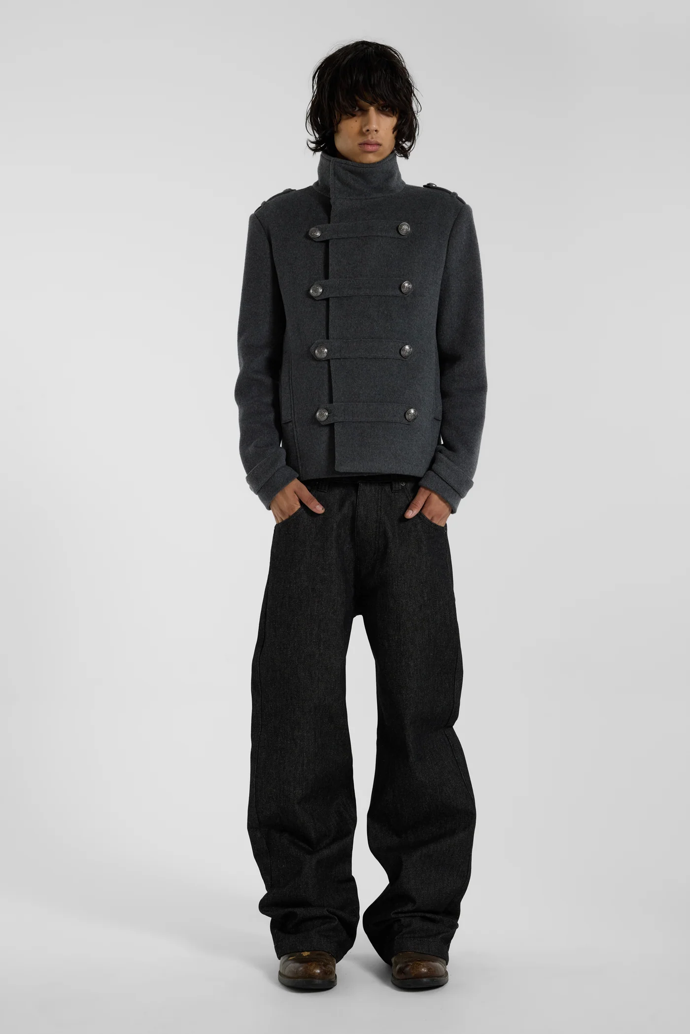 Ornate Double Breasted Military Jacket