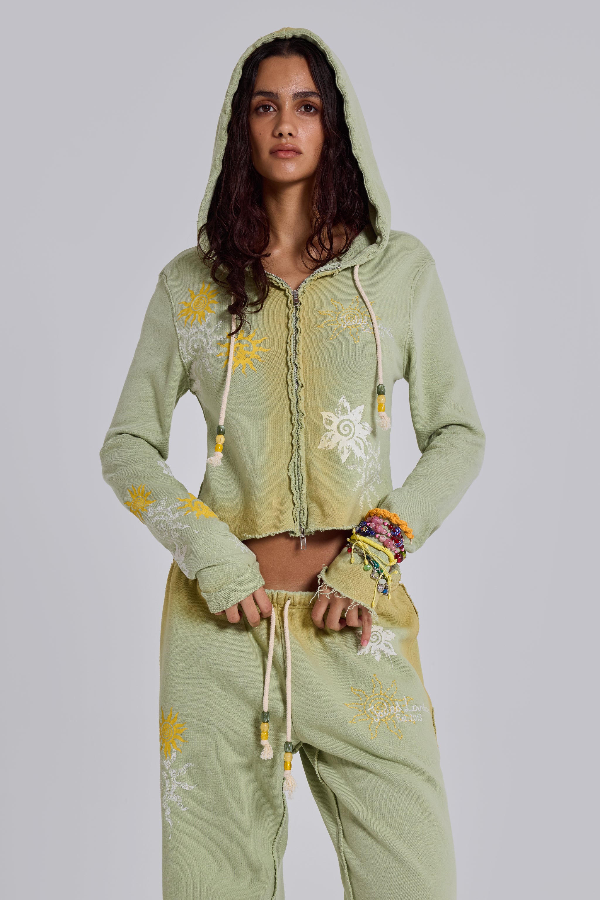 Cleo Sunfade Zip Through Hoodie 3 Cleo Sunfade Zip Through Hoodie