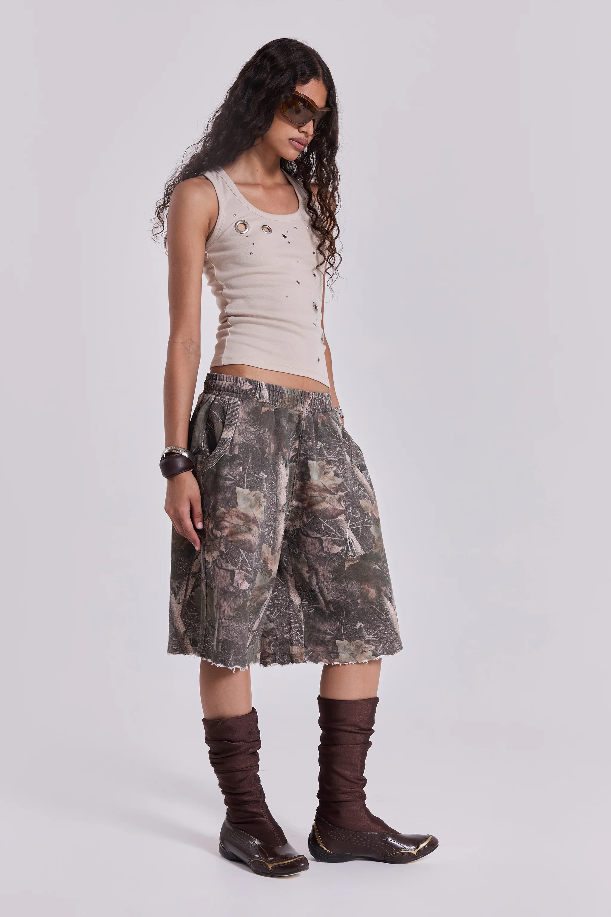 Woodland Camo Monster Jogger Shorts 1 Woodland Camo Monster Jogger Shorts