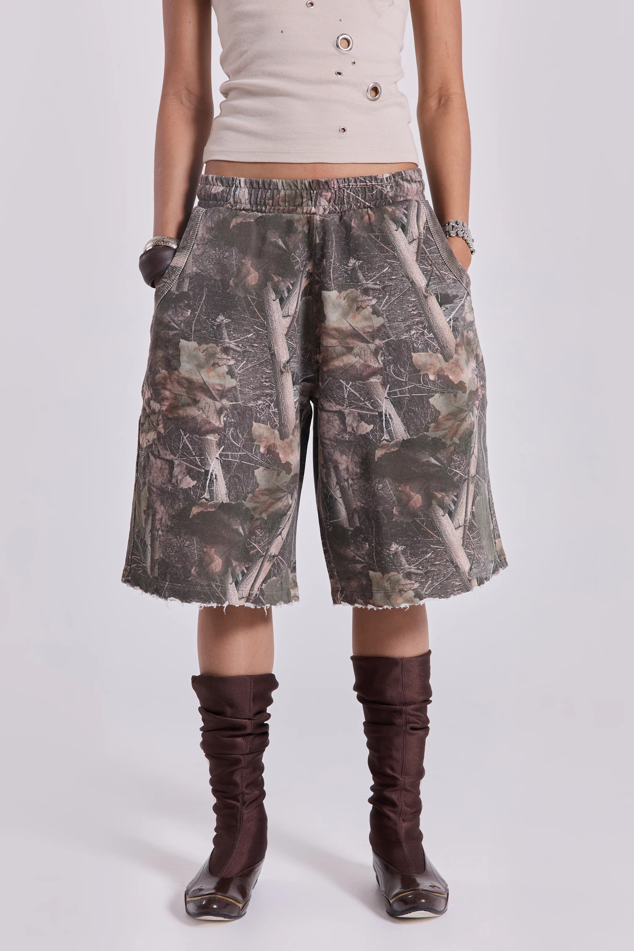Woodland Camo Monster Jogger Shorts 2 Woodland Camo Monster Jogger Shorts