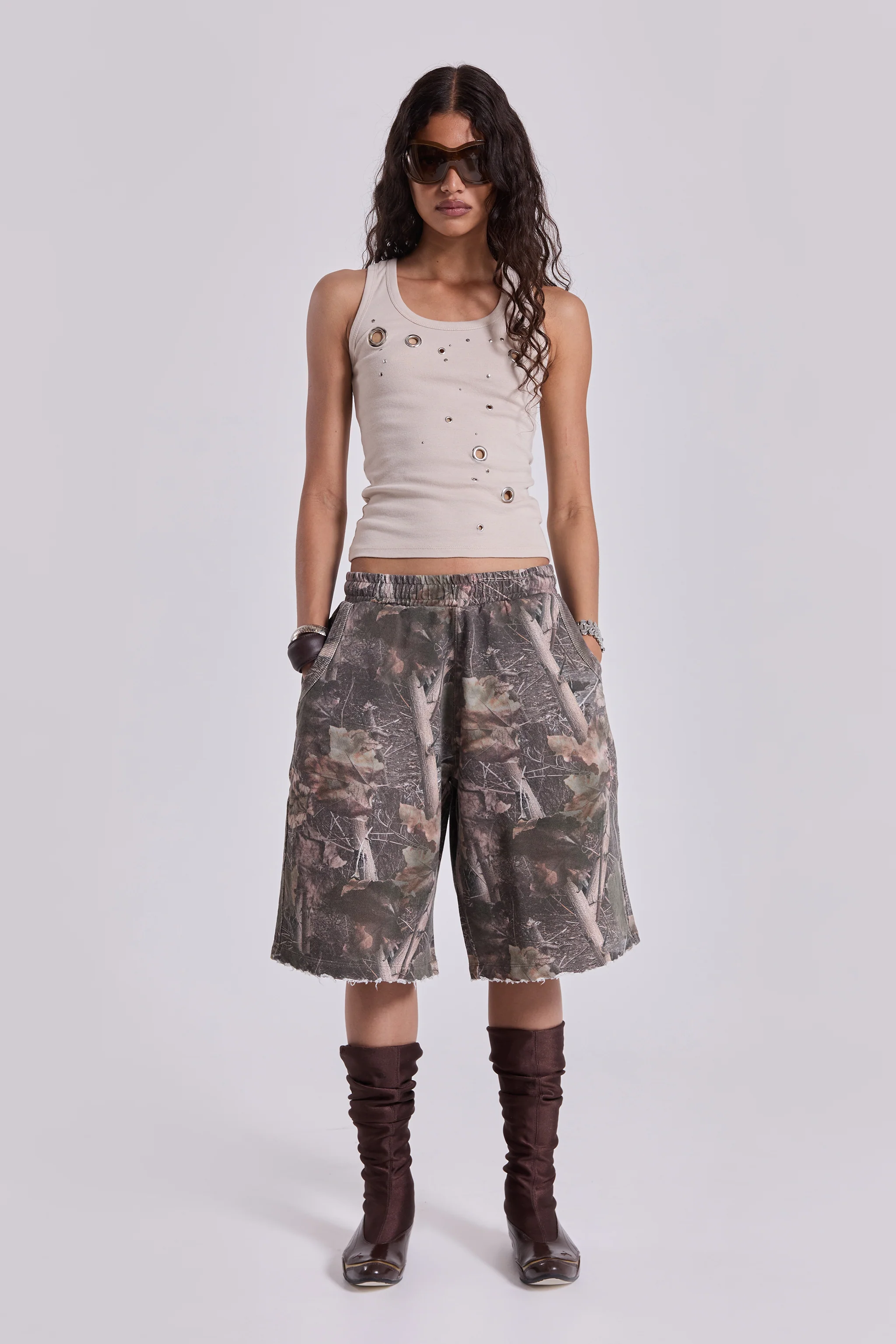 Woodland Camo Monster Jogger Shorts 4 Woodland Camo Monster Jogger Shorts