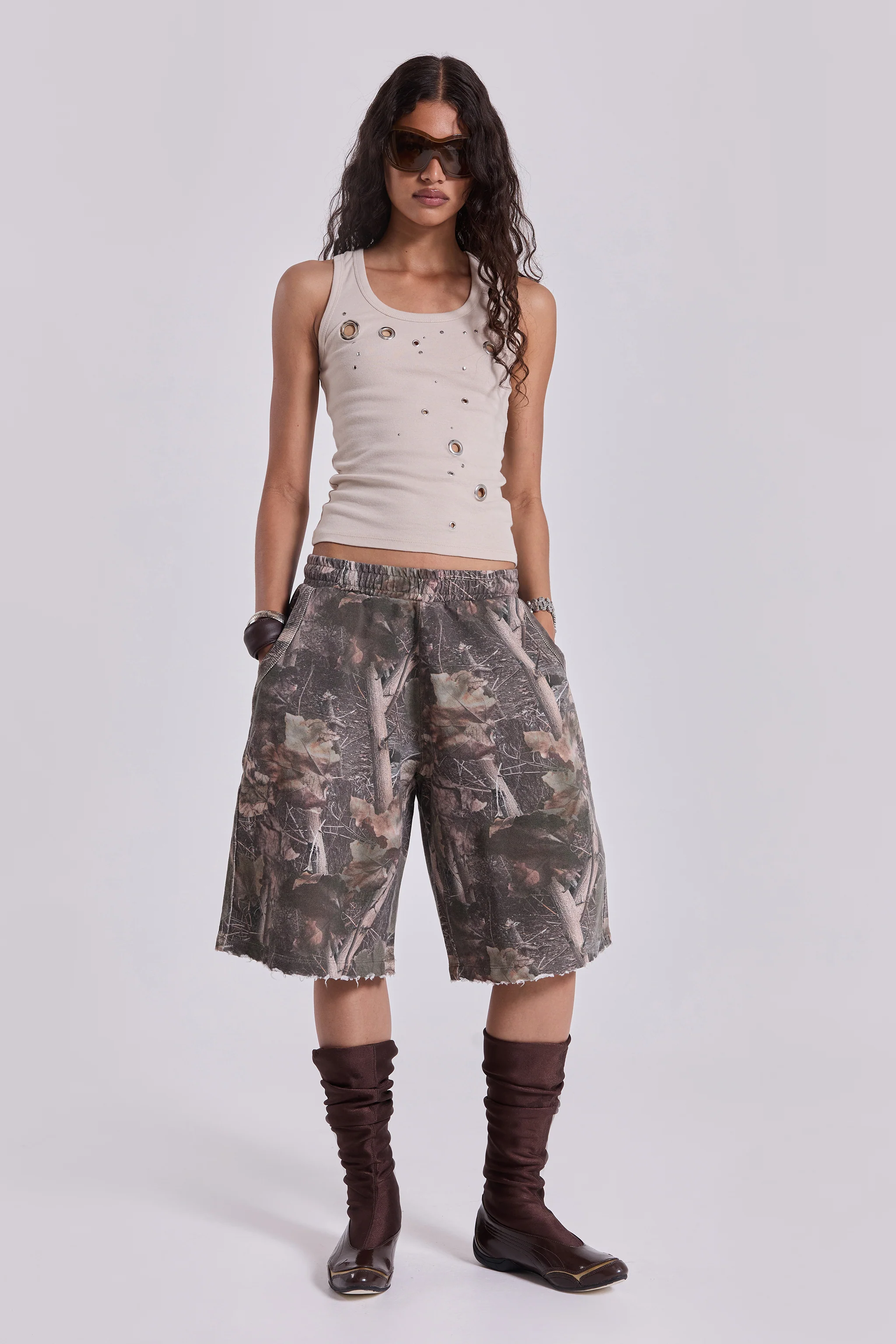 Woodland Camo Monster Jogger Shorts 6 Woodland Camo Monster Jogger Shorts