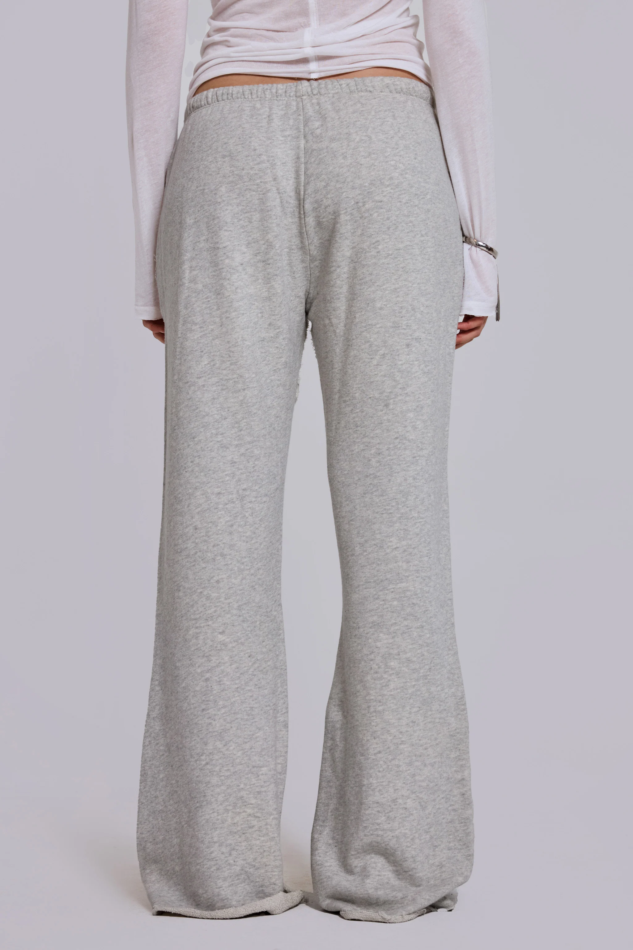 Cleo Slouchy Bootcut Jogger in Grey Marl 5 Cleo Slouchy Bootcut Jogger in Grey Marl