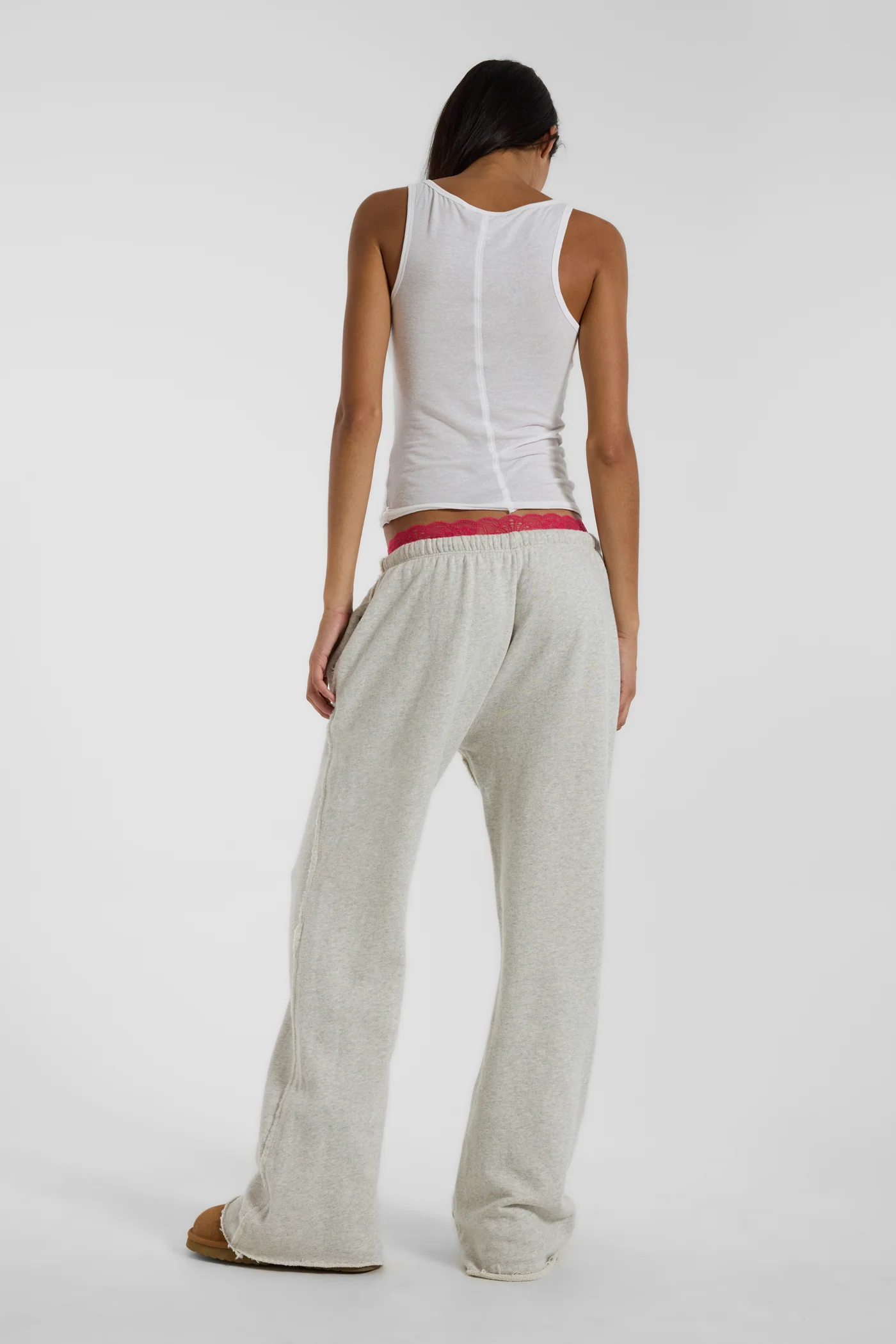 Cleo Slouchy Bootcut Jogger in Grey Marl 7 Cleo Slouchy Bootcut Jogger in Grey Marl