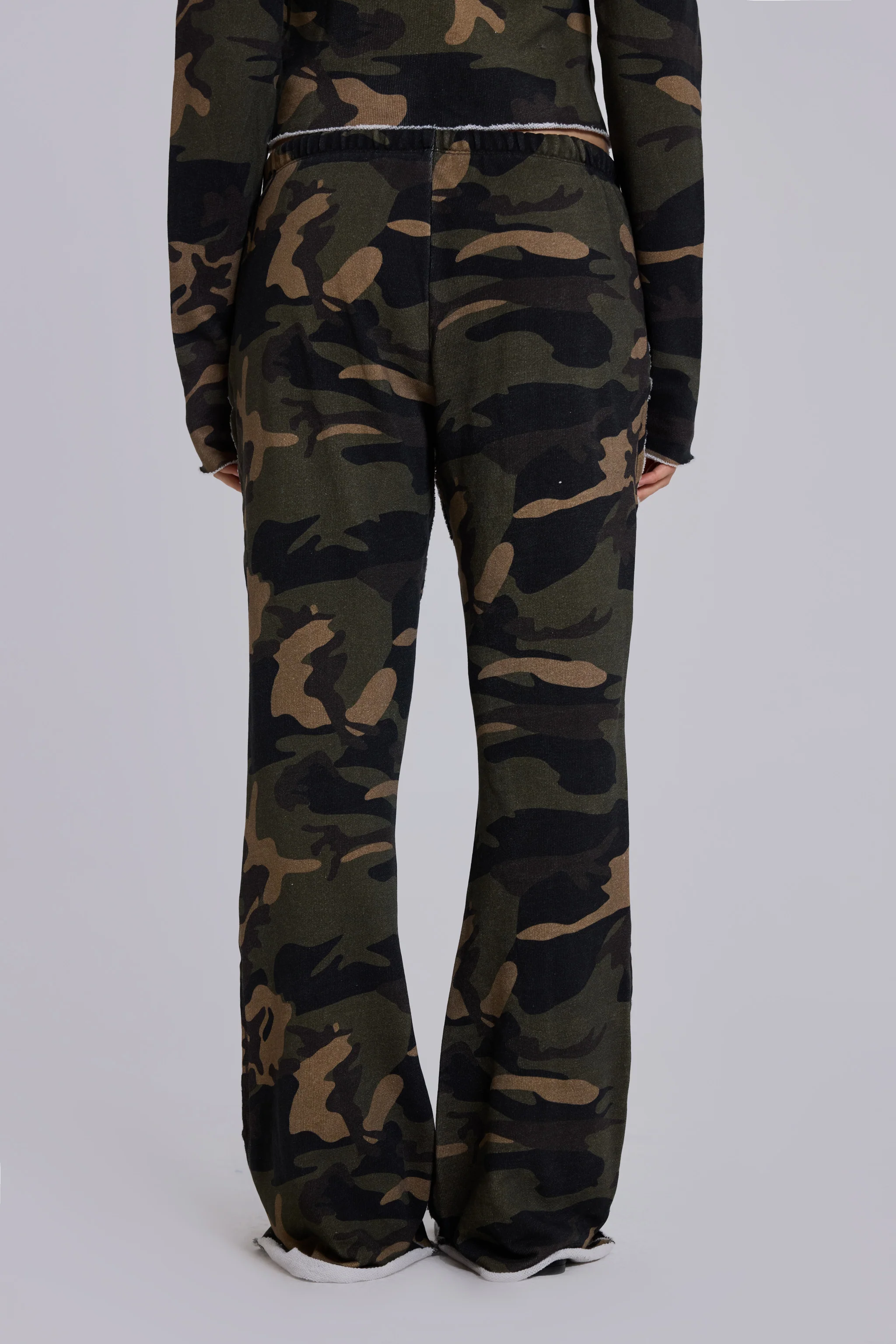 Cleo Slouchy Bootcut Jogger in Camo 7 Cleo Slouchy Bootcut Jogger in Camo
