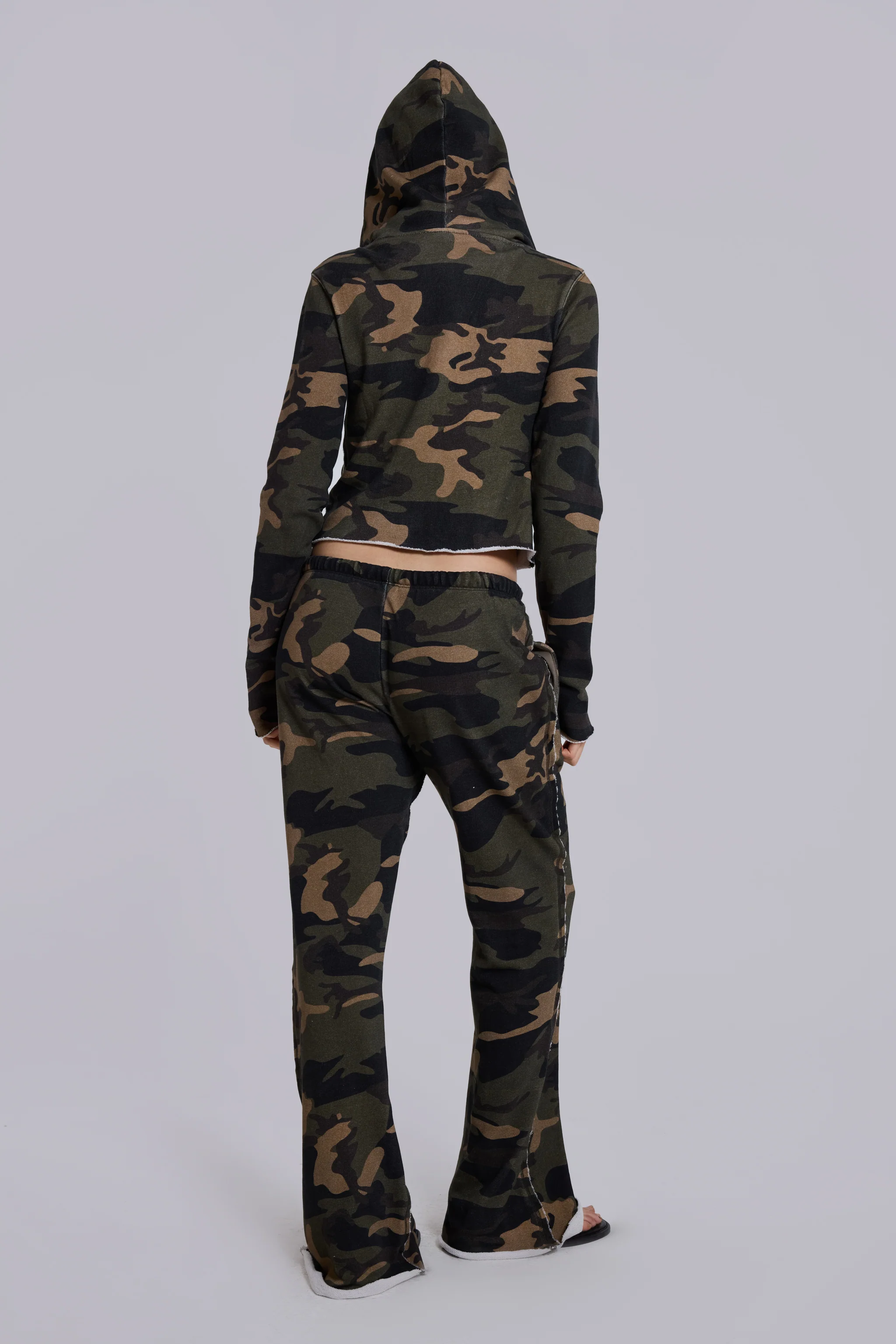 Cleo Slouchy Bootcut Jogger in Camo 8 Cleo Slouchy Bootcut Jogger in Camo