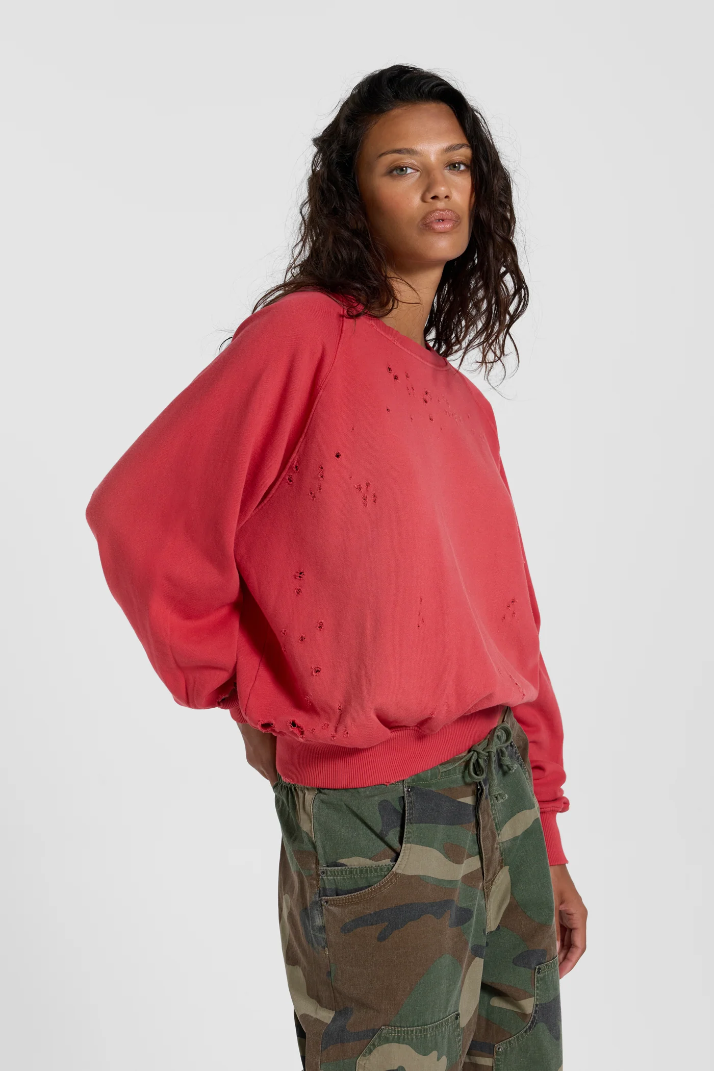 Red Sun Fade Crewneck 5 Red Sun Fade Crewneck