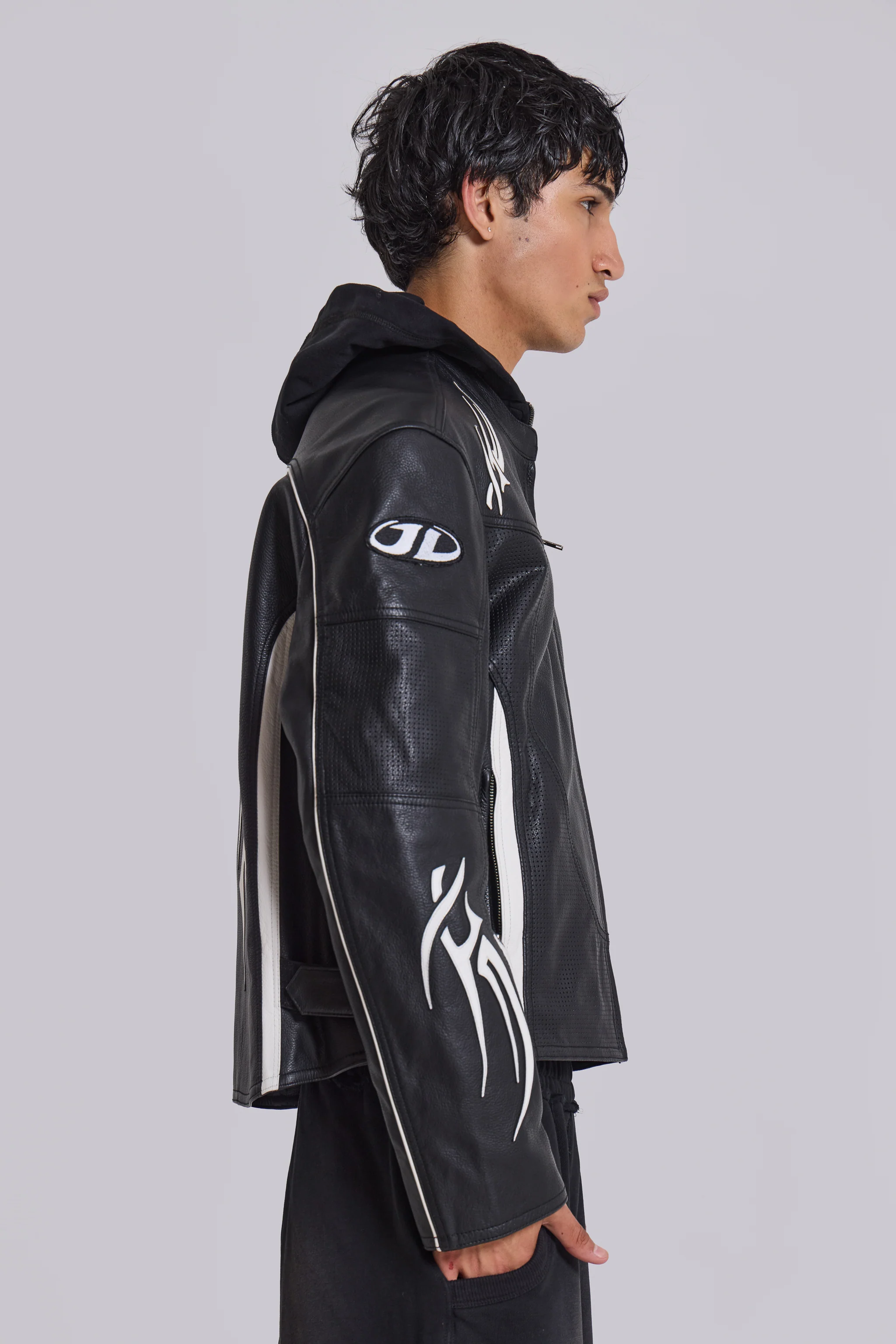 Crash Leather Biker Jacket 10 Crash Leather Biker Jacket